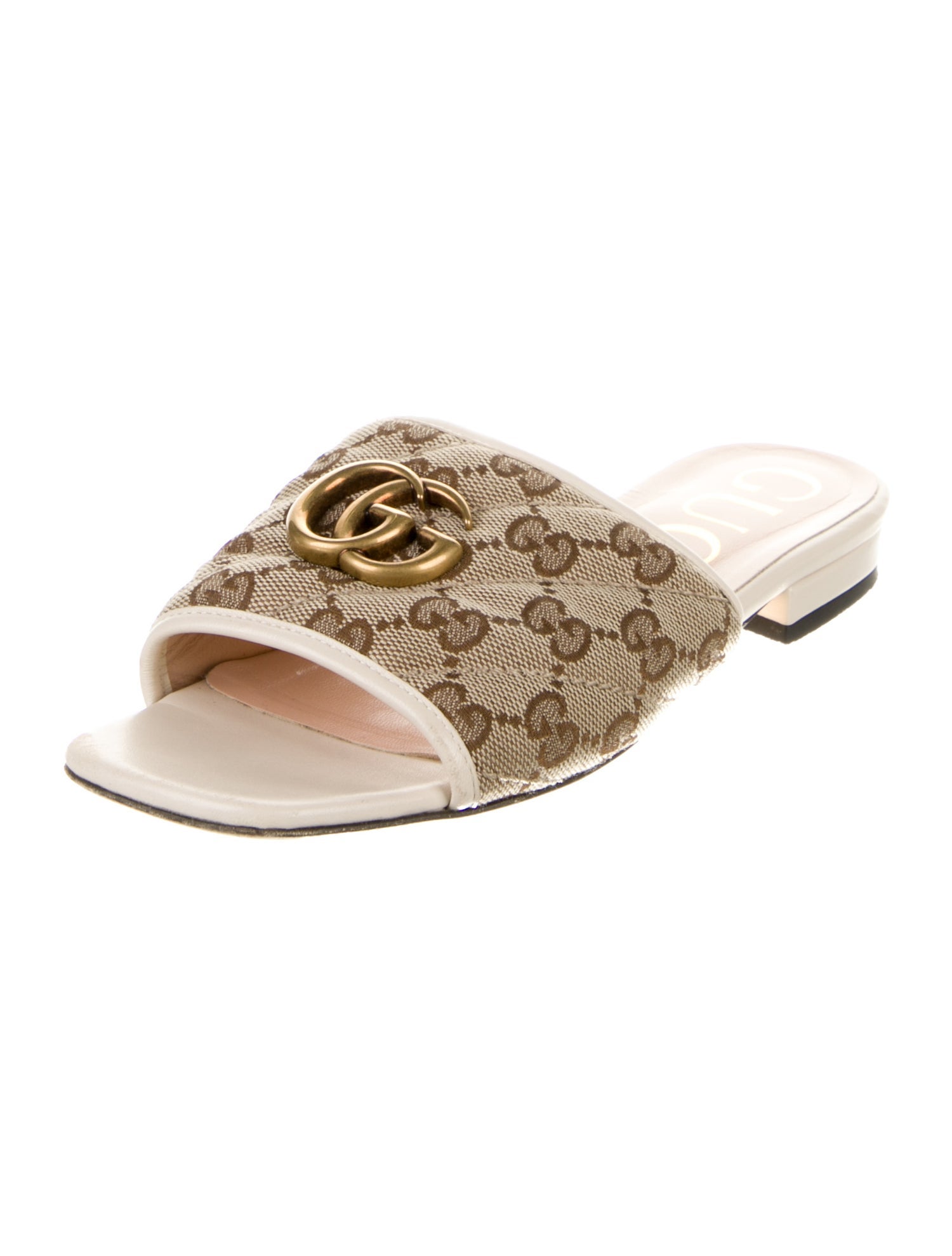 Gucci GG Canvas Canvas Slides