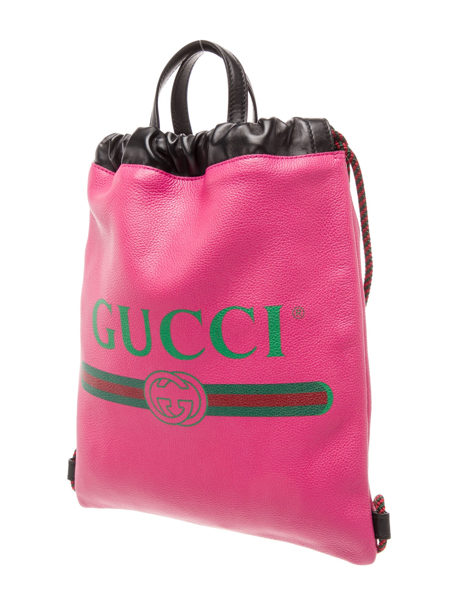 Gucci Web Logo Drawstring w/ Tags