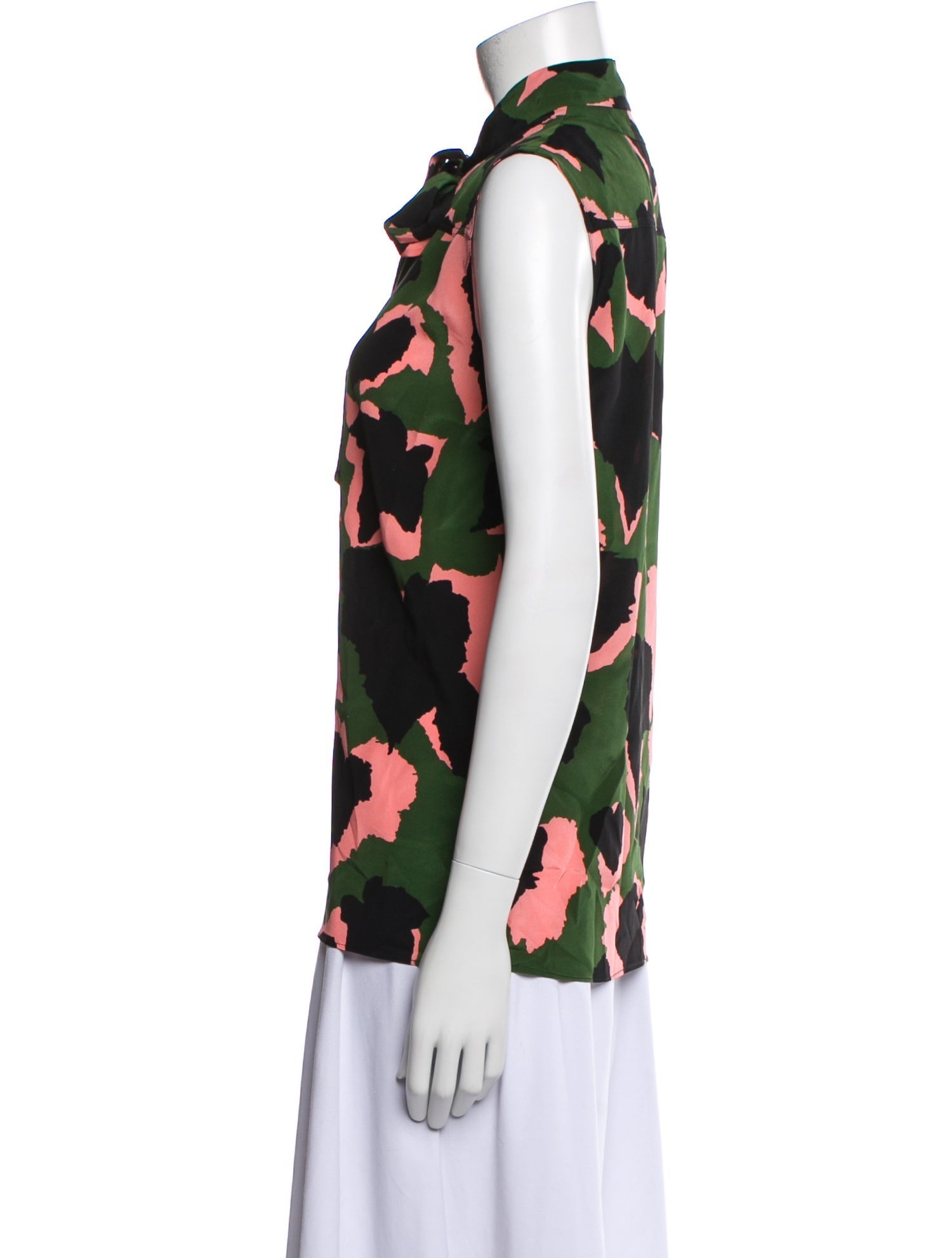 Gucci Silk Floral Print Top