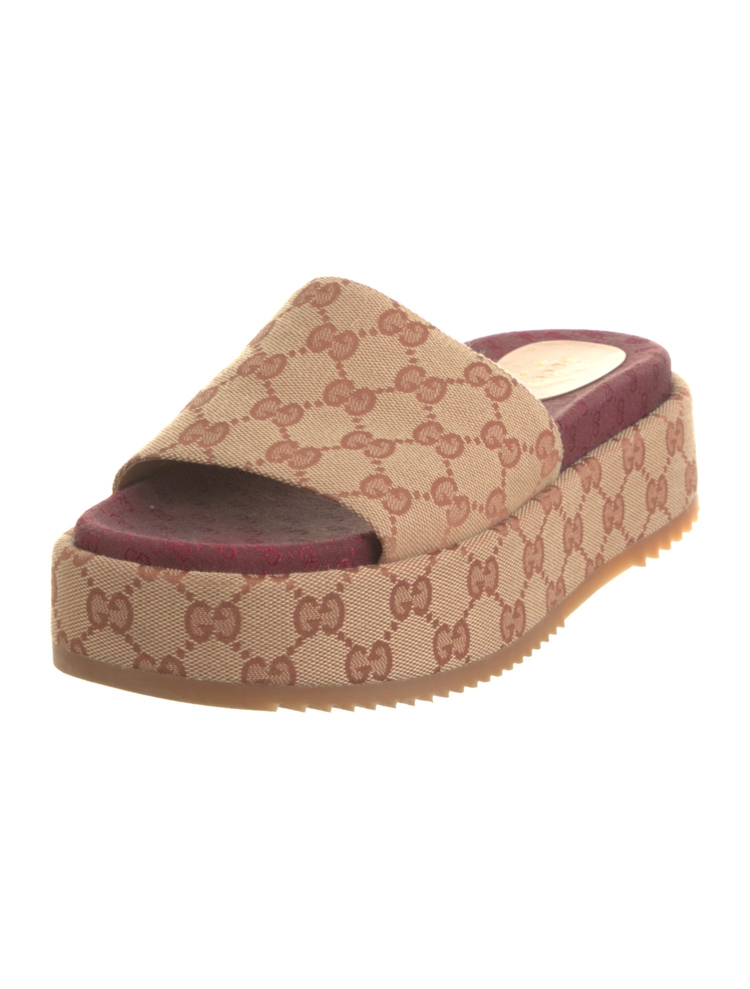 Gucci GG Canvas Canvas Slides