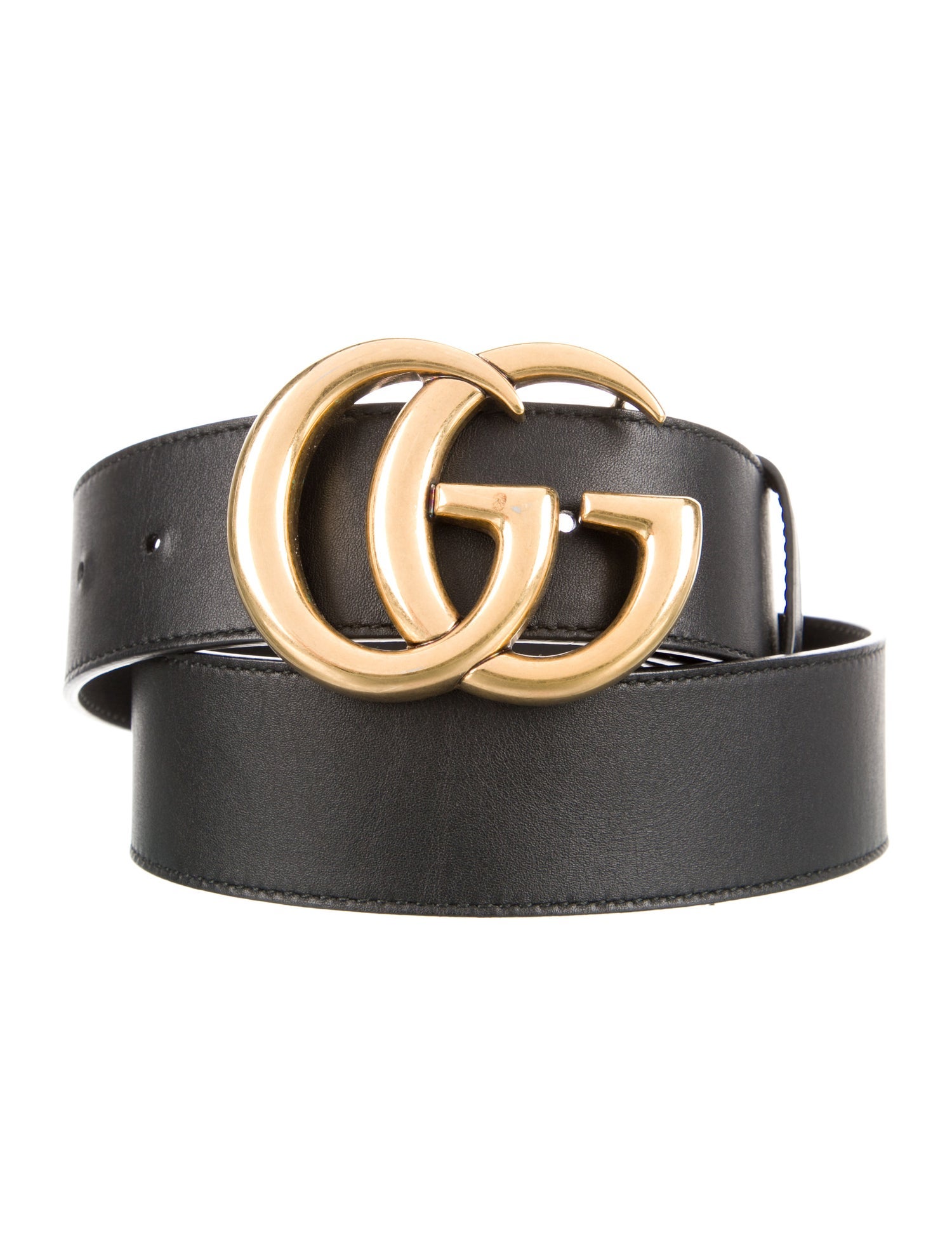 Gucci Double G Logo Leather Belt Kit