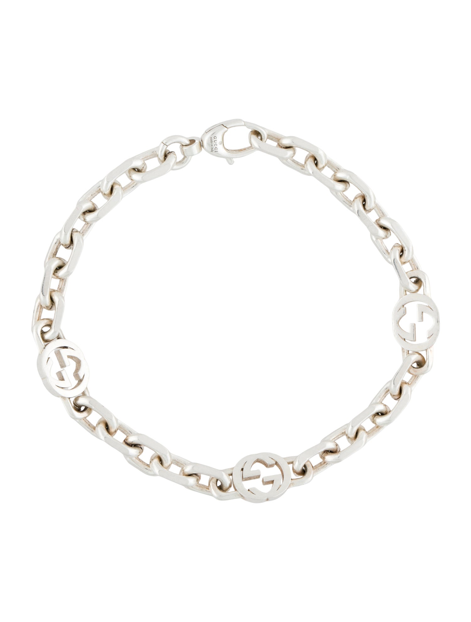 Gucci Interlocking Chain Bracelet