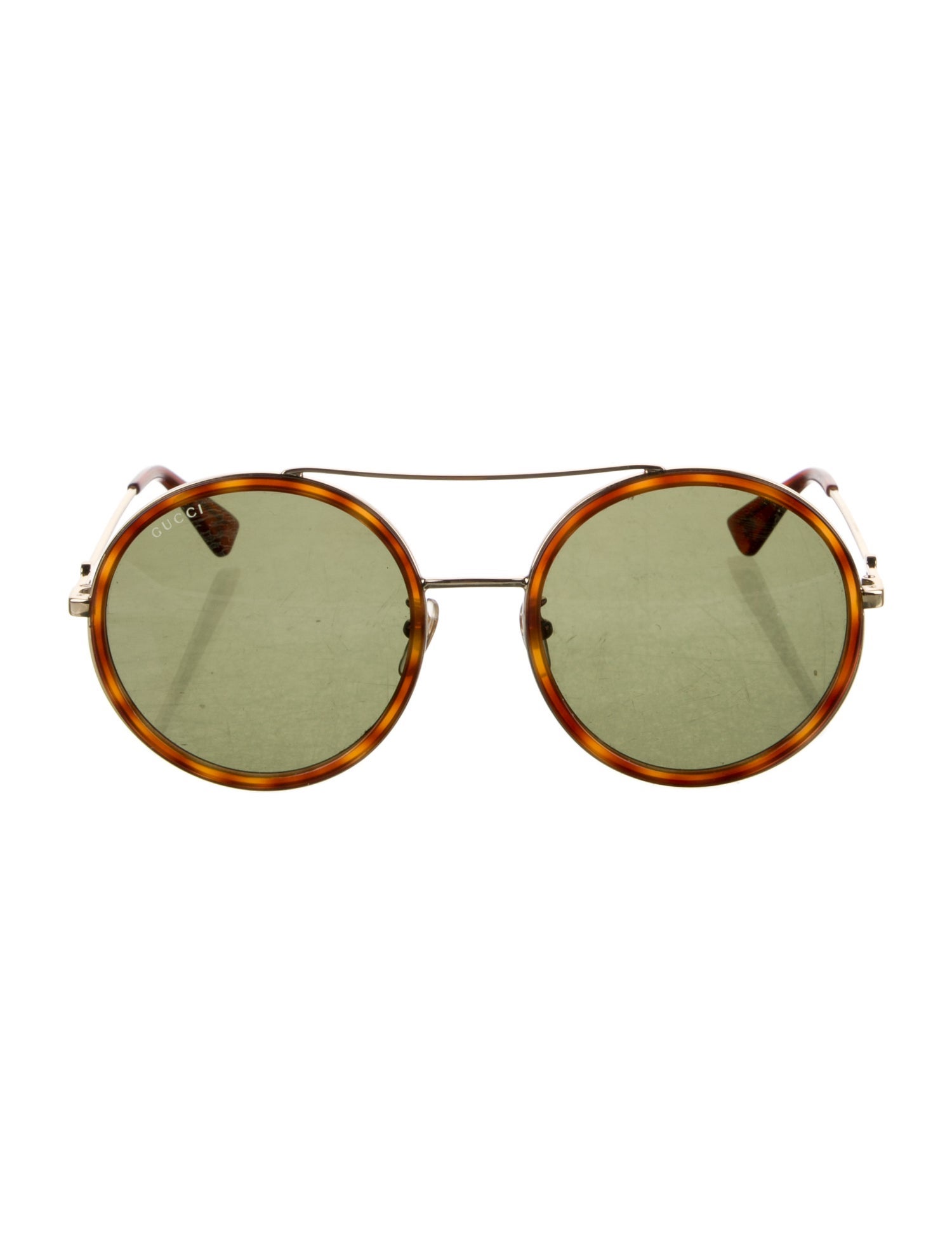 Gucci Bee Accent Aviator Sunglasses