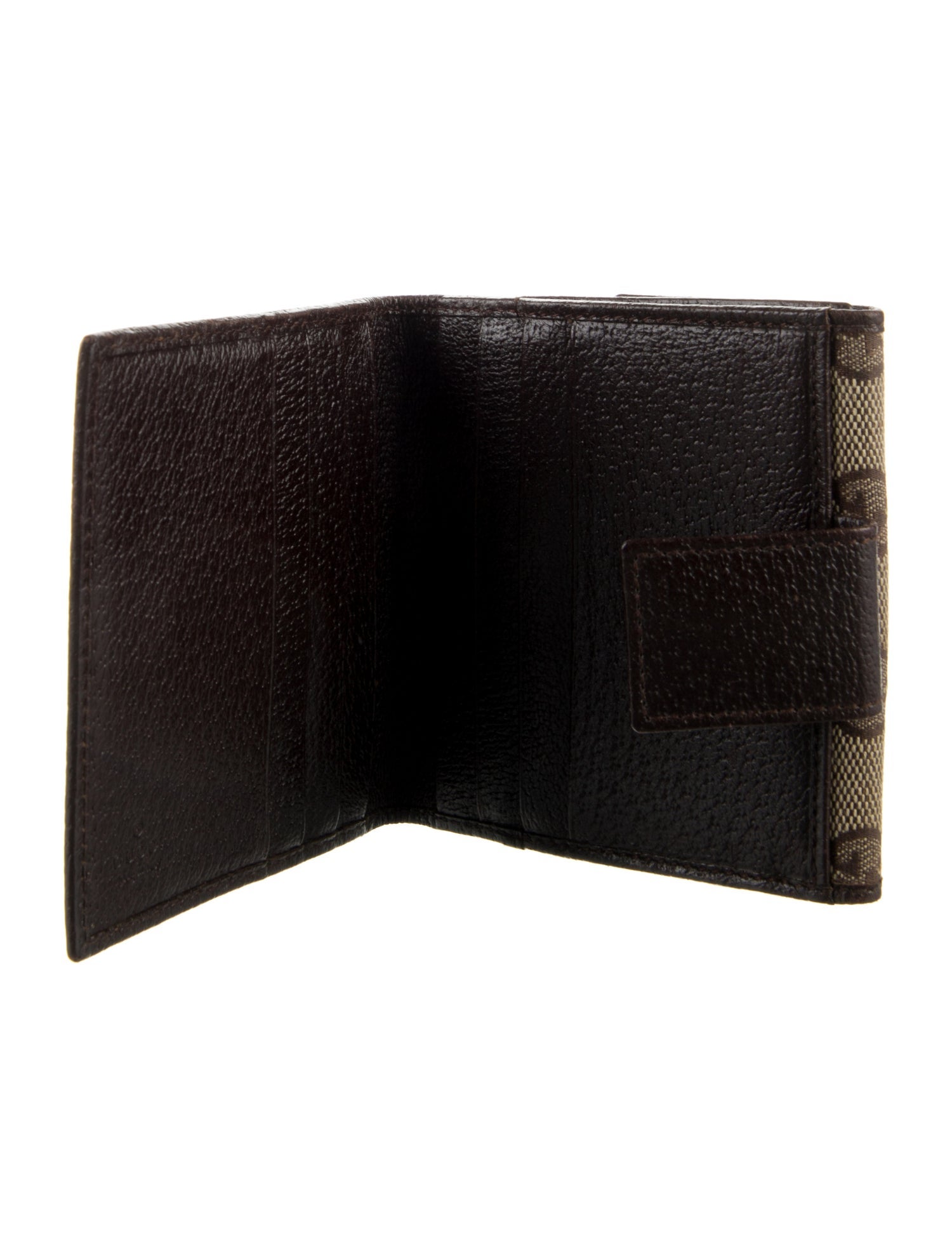 GG Monogram Bifold GG Canvas Compact Wallet