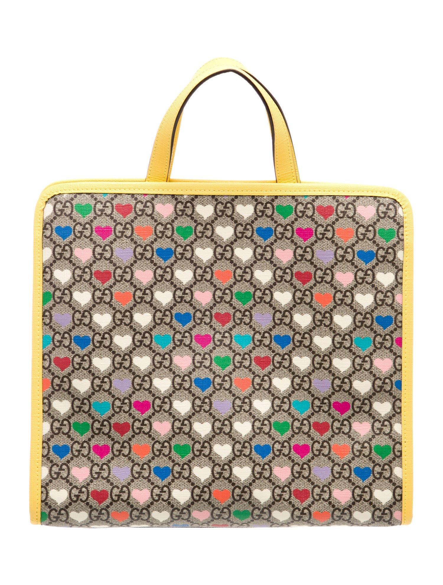 Gucci Girl's GG Supreme Hearts Tote