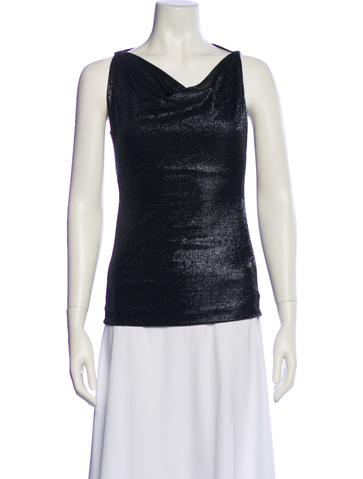 Gucci Cowl Neck Sleeveless Top