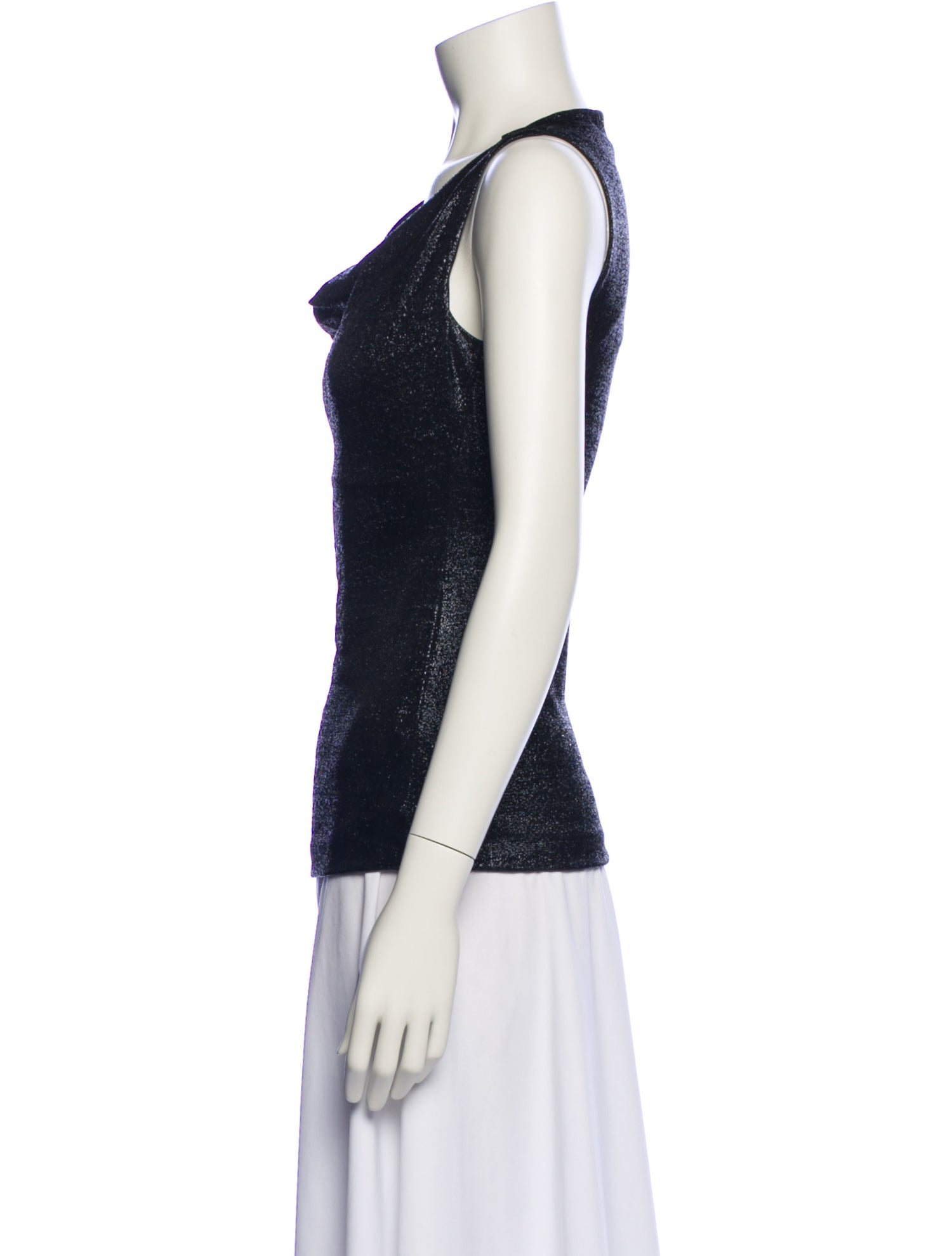 Gucci Cowl Neck Sleeveless Top