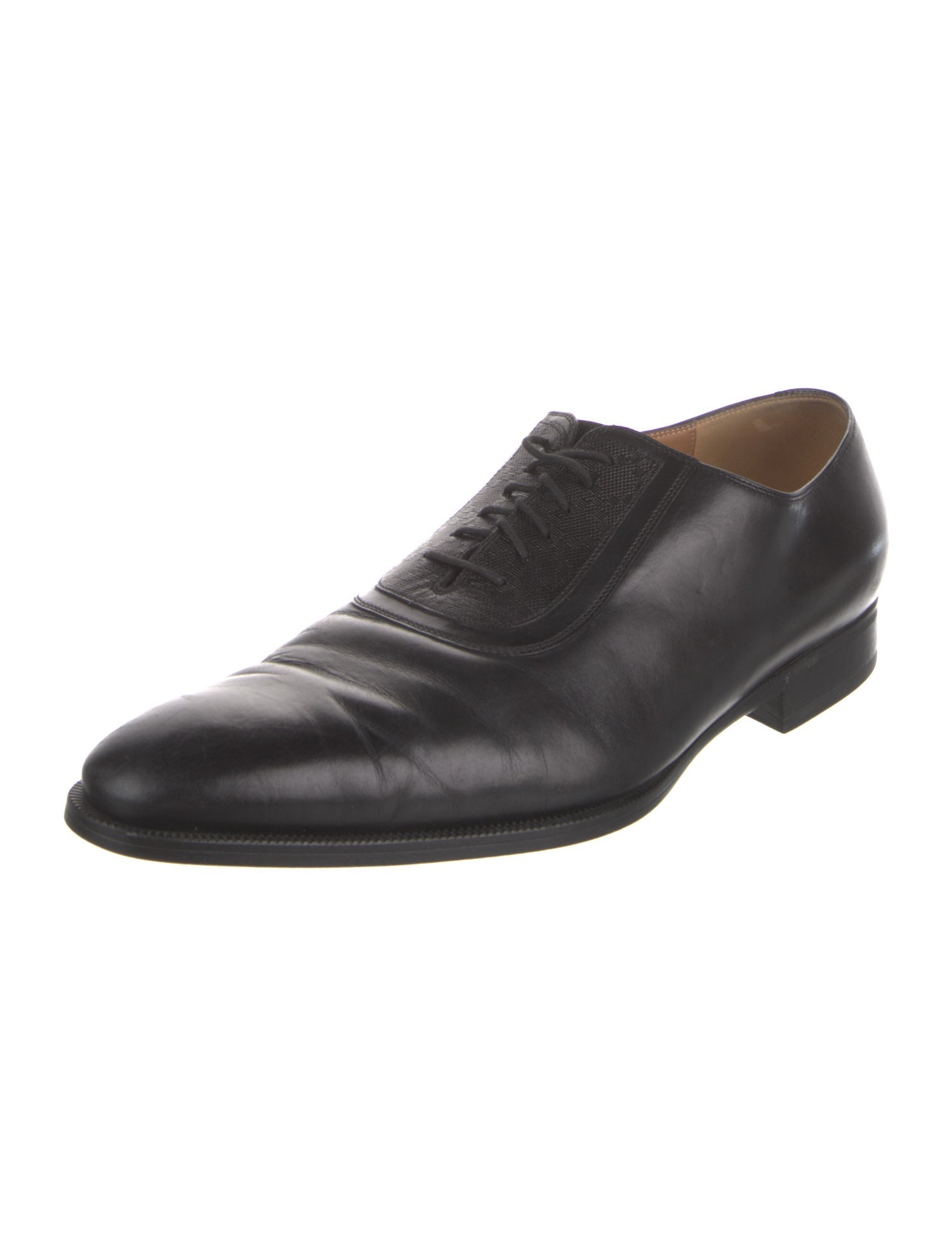Gucci Leather Lasercut Accents Oxfords