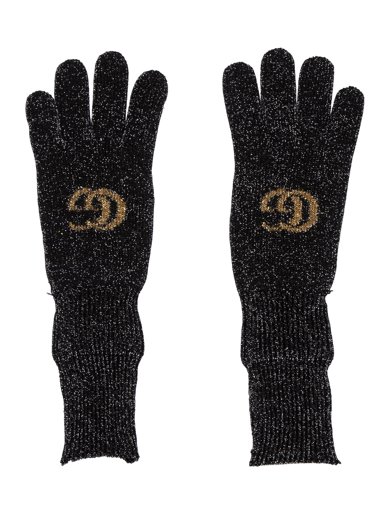 Gucci Metallic Gloves