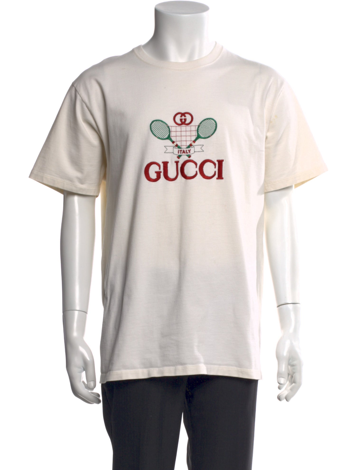 Gucci Graphic Print Crew Neck T-Shirt