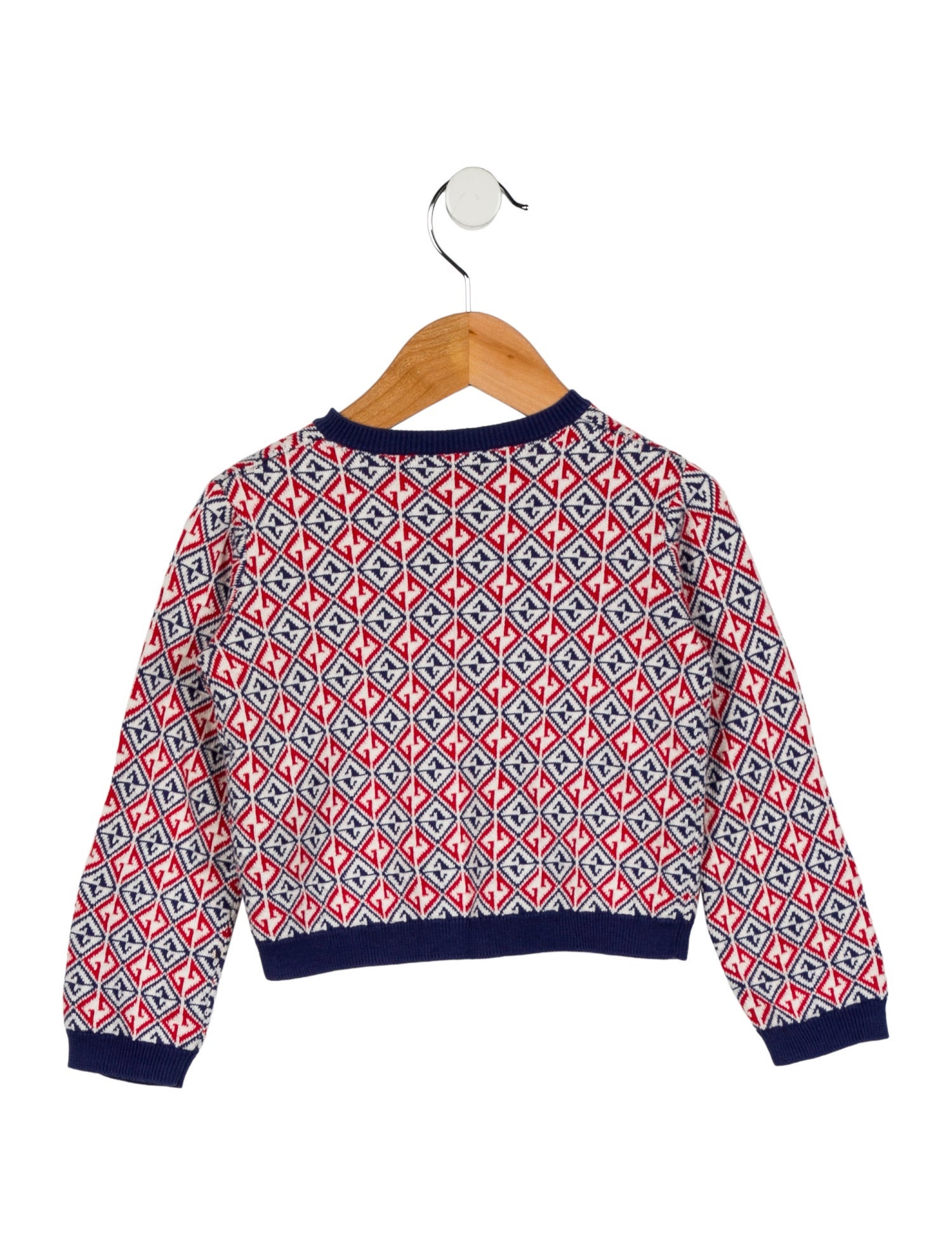 Gucci Toddler Girls' Rhombi Pattern Cardigan