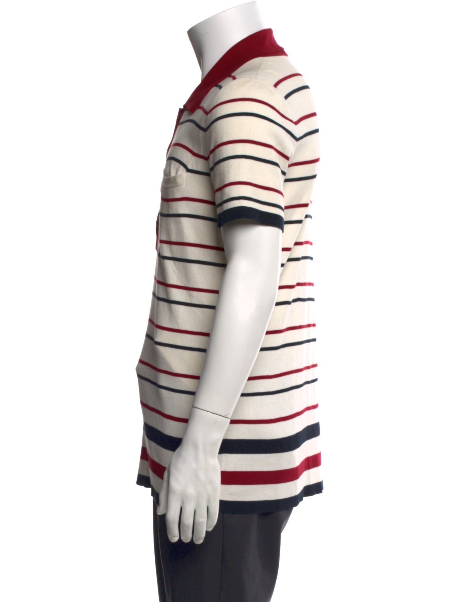 Gucci Vintage Striped Polo Shirt
