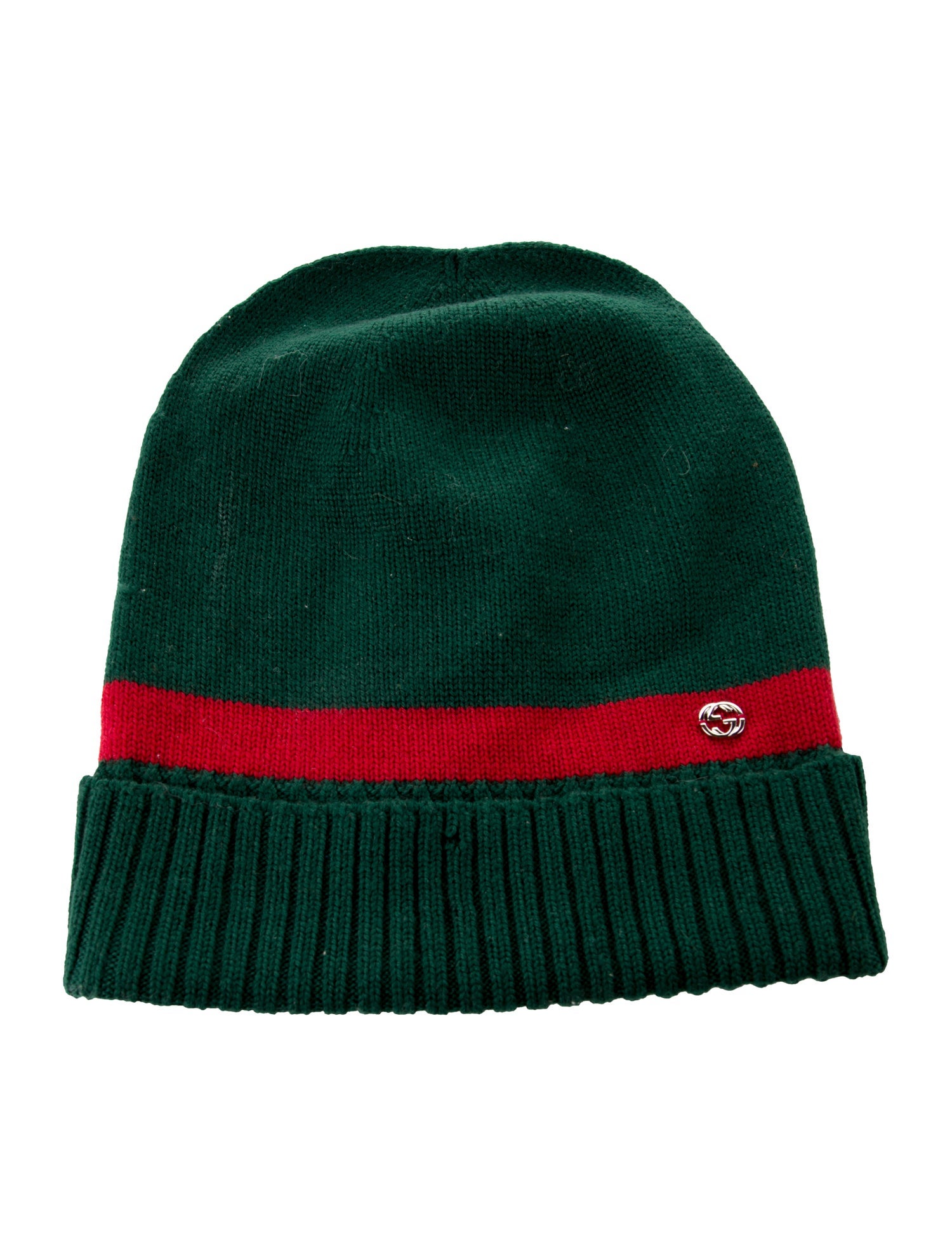 Gucci Web Accented Wool Knit Beanie
