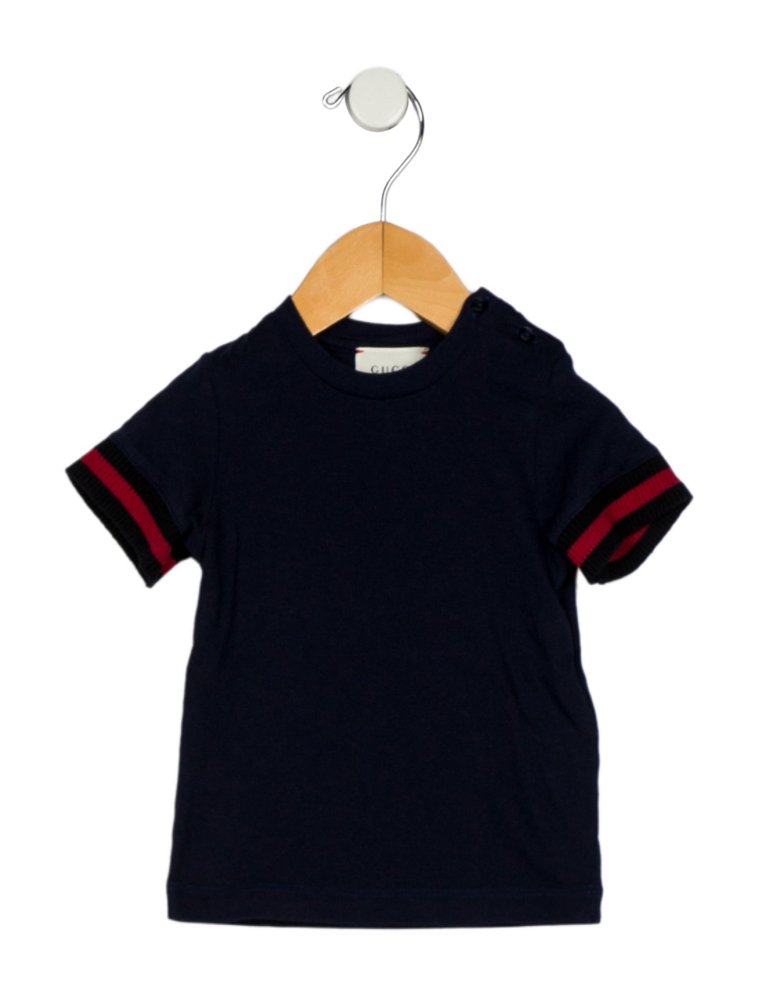 Gucci Cotton blue shirt with Gucci web design