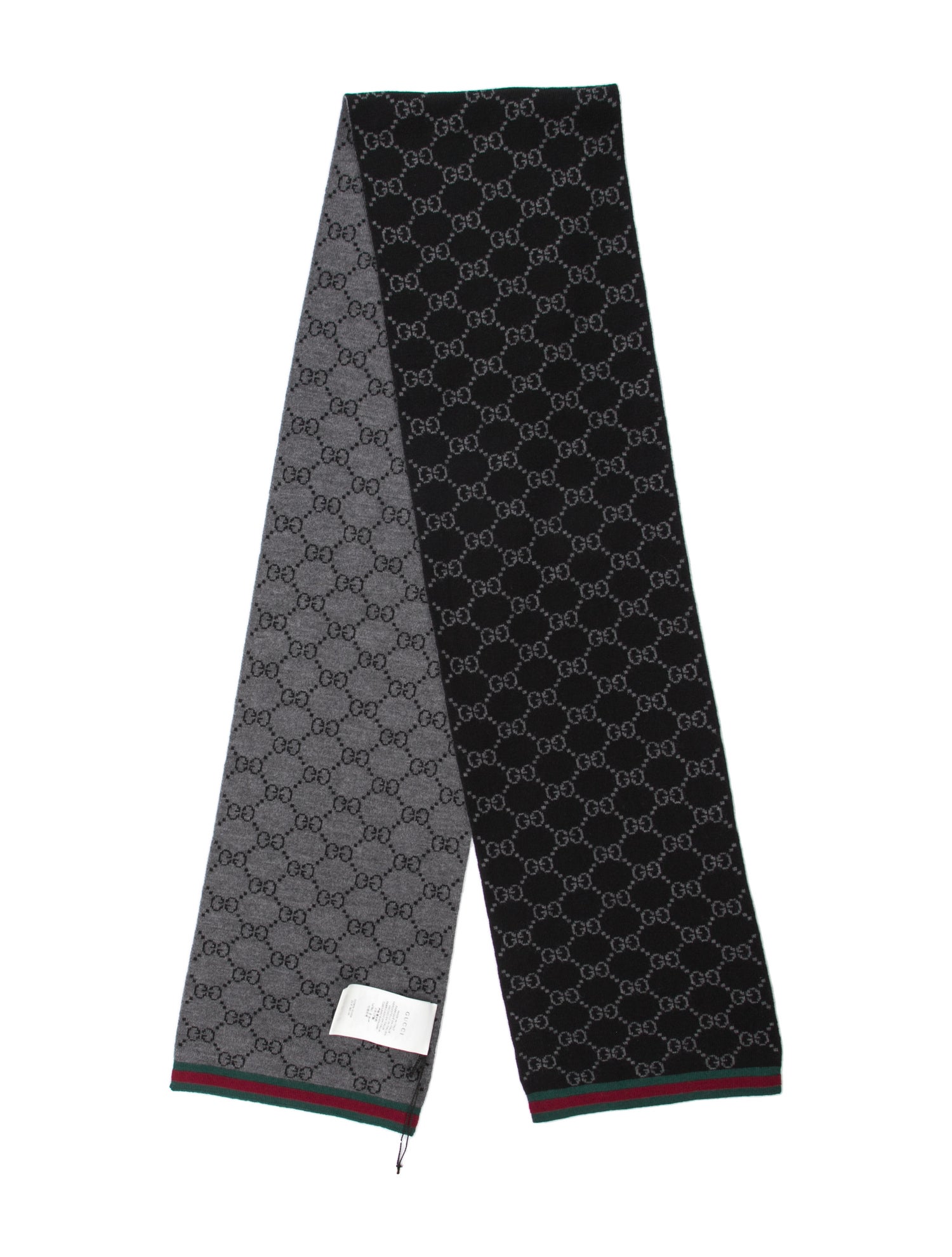 Gucci Wool Printed Scarf w/ Tags