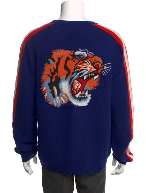 Gucci Wool Graphic Print Pullover