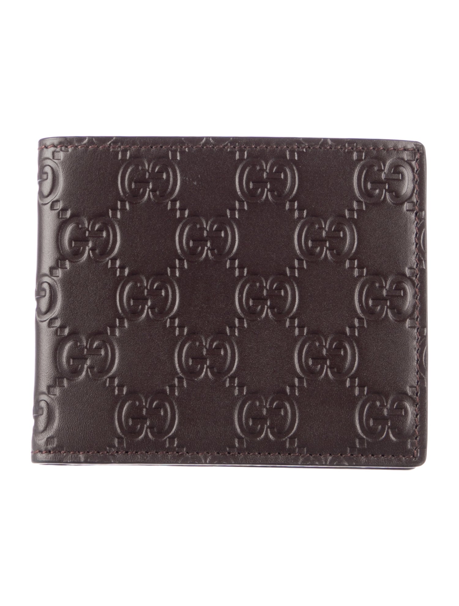 Gucci Guccissima Leather Bifold Wallet GG Signature Bifold Wallet