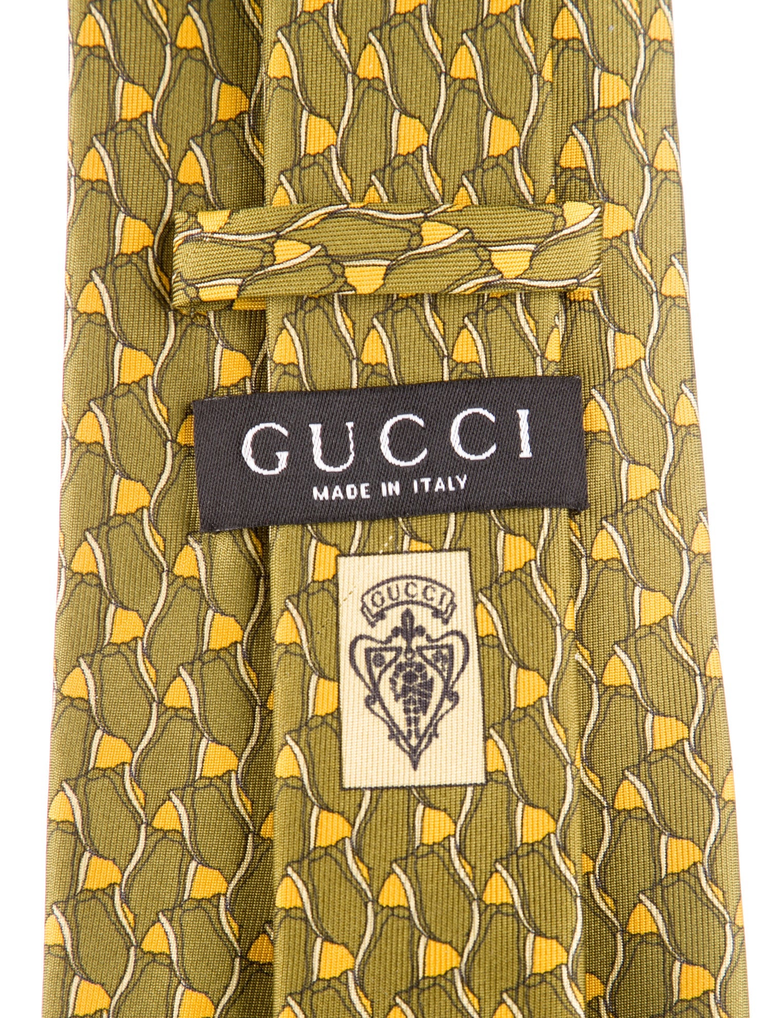Gucci Silk Pattern Tie
