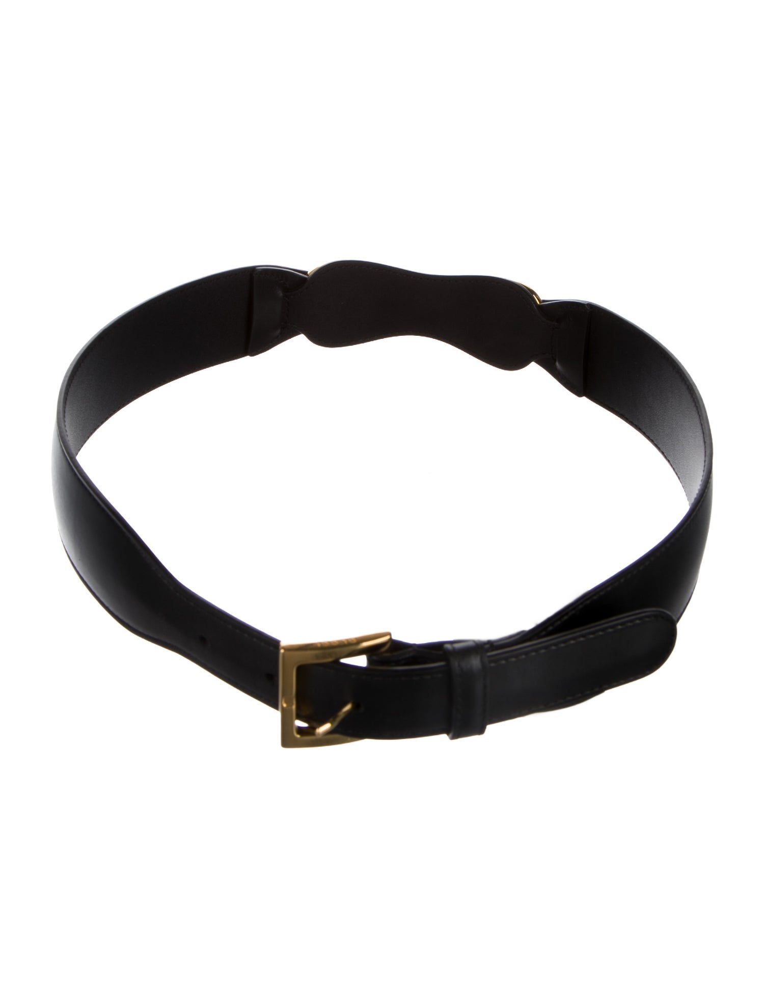Gucci Horsebit Accent Leather Waist Belt