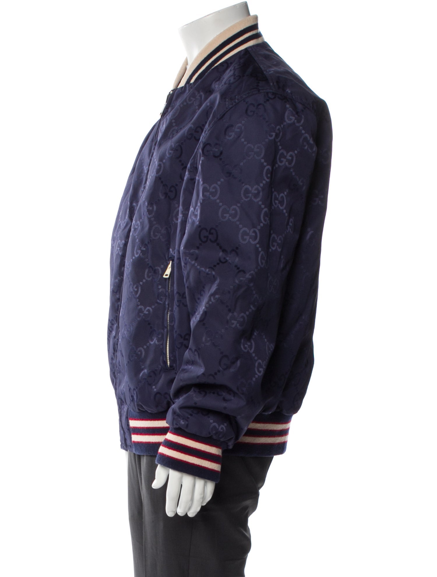 Gucci Web Accent Bomber Jacket