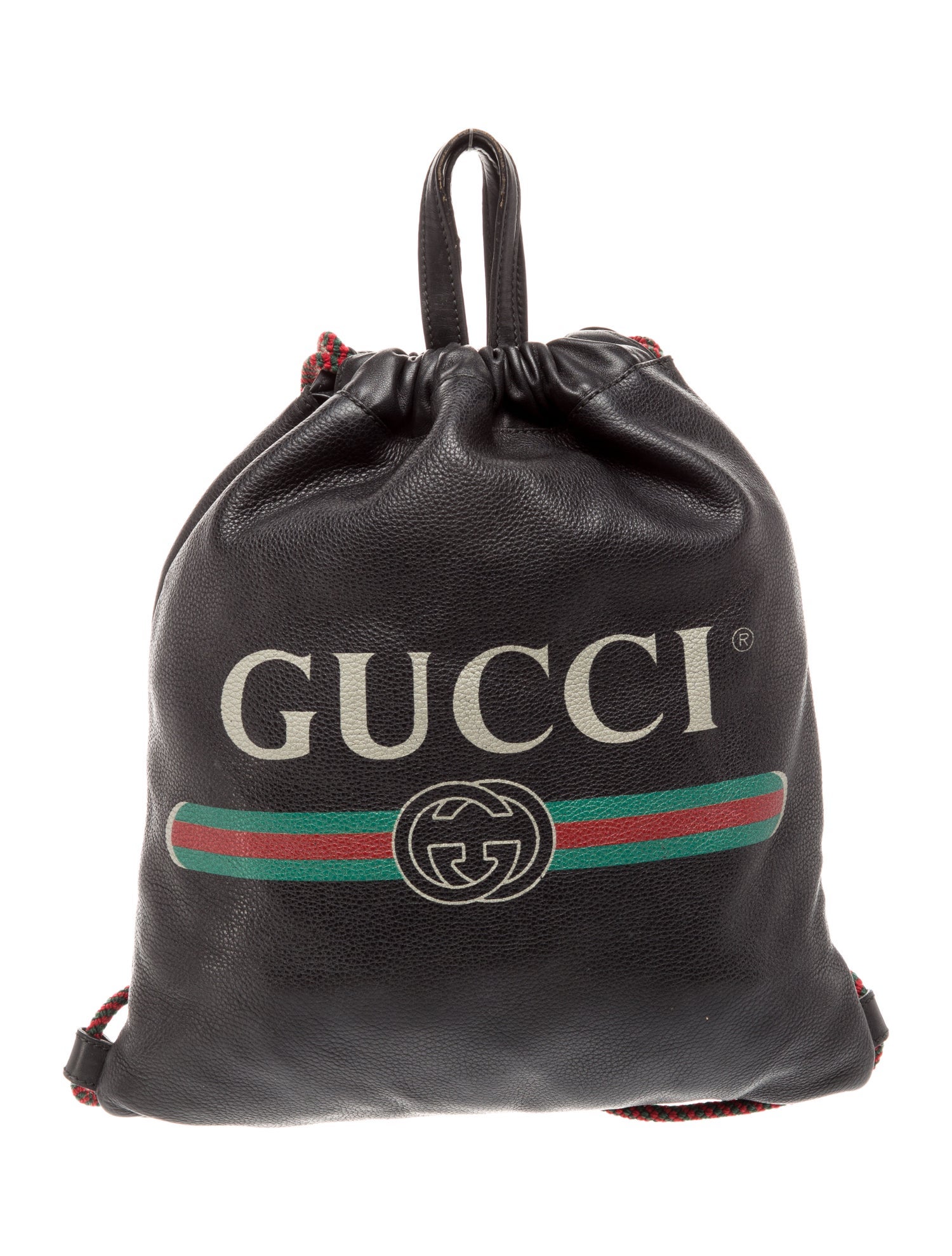 Gucci Web Logo Drawstring
