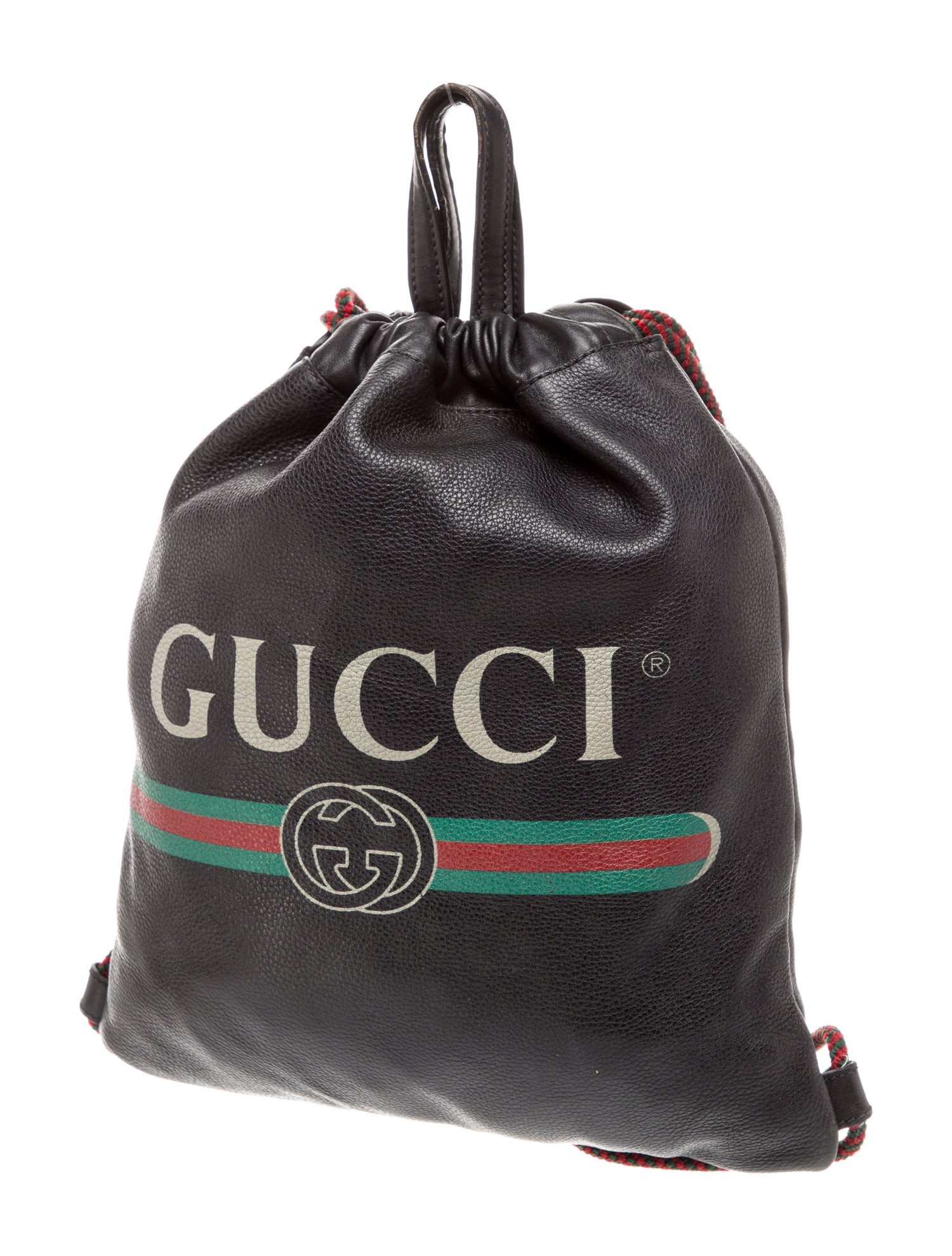 Gucci Web Logo Drawstring