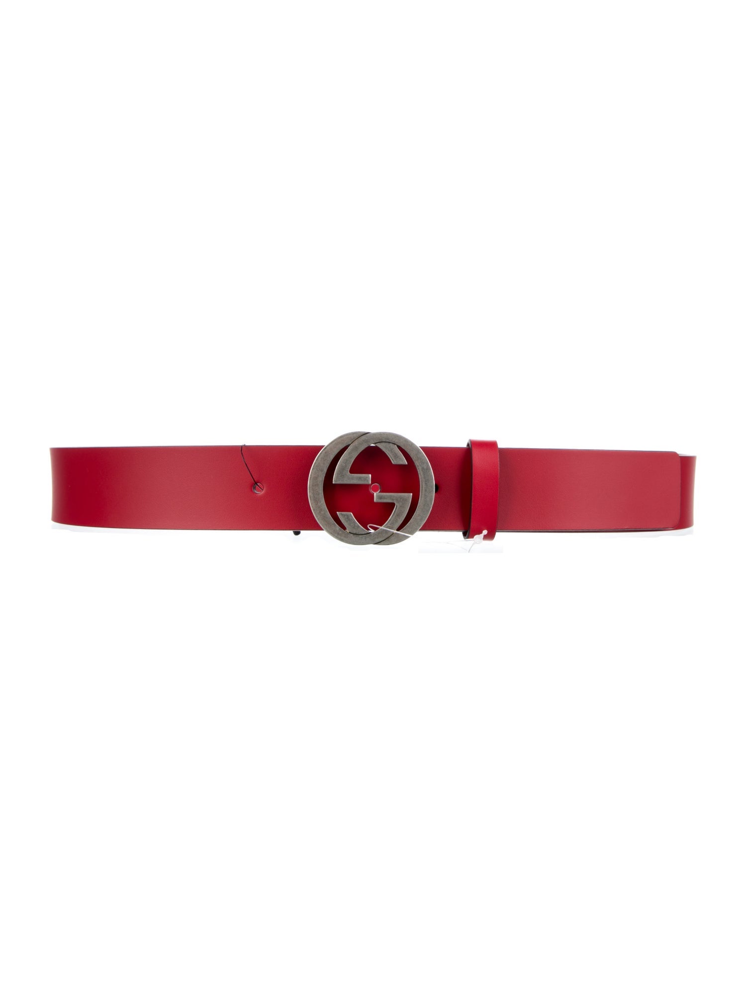 Gucci Interlocking G Logo Leather Belt