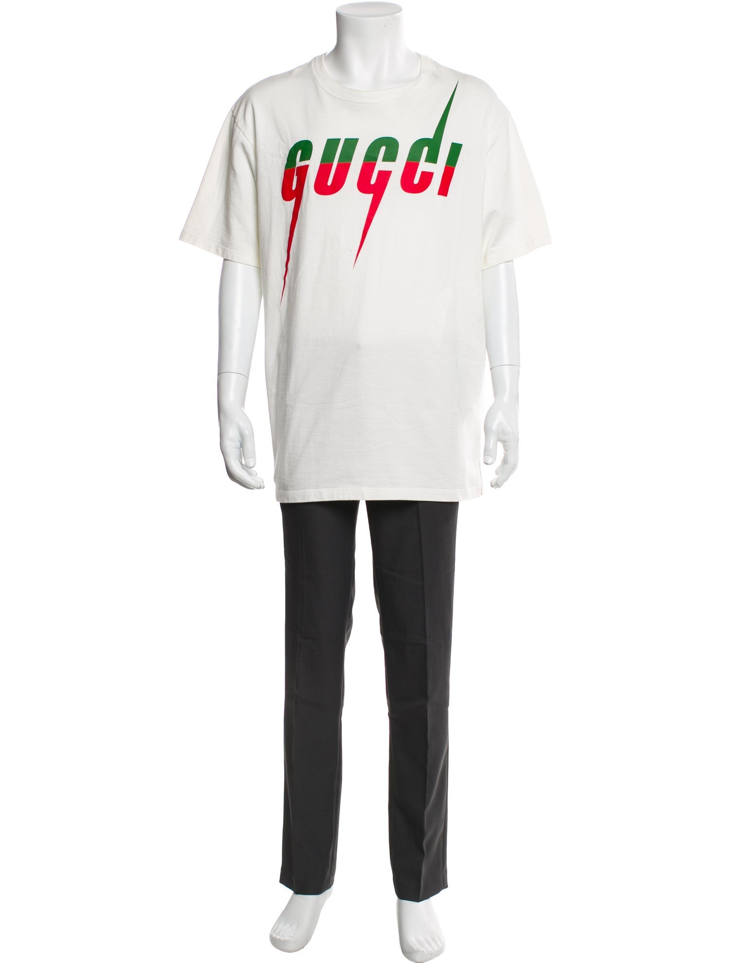 Gucci Graphic Print Crew Neck T-Shirt
