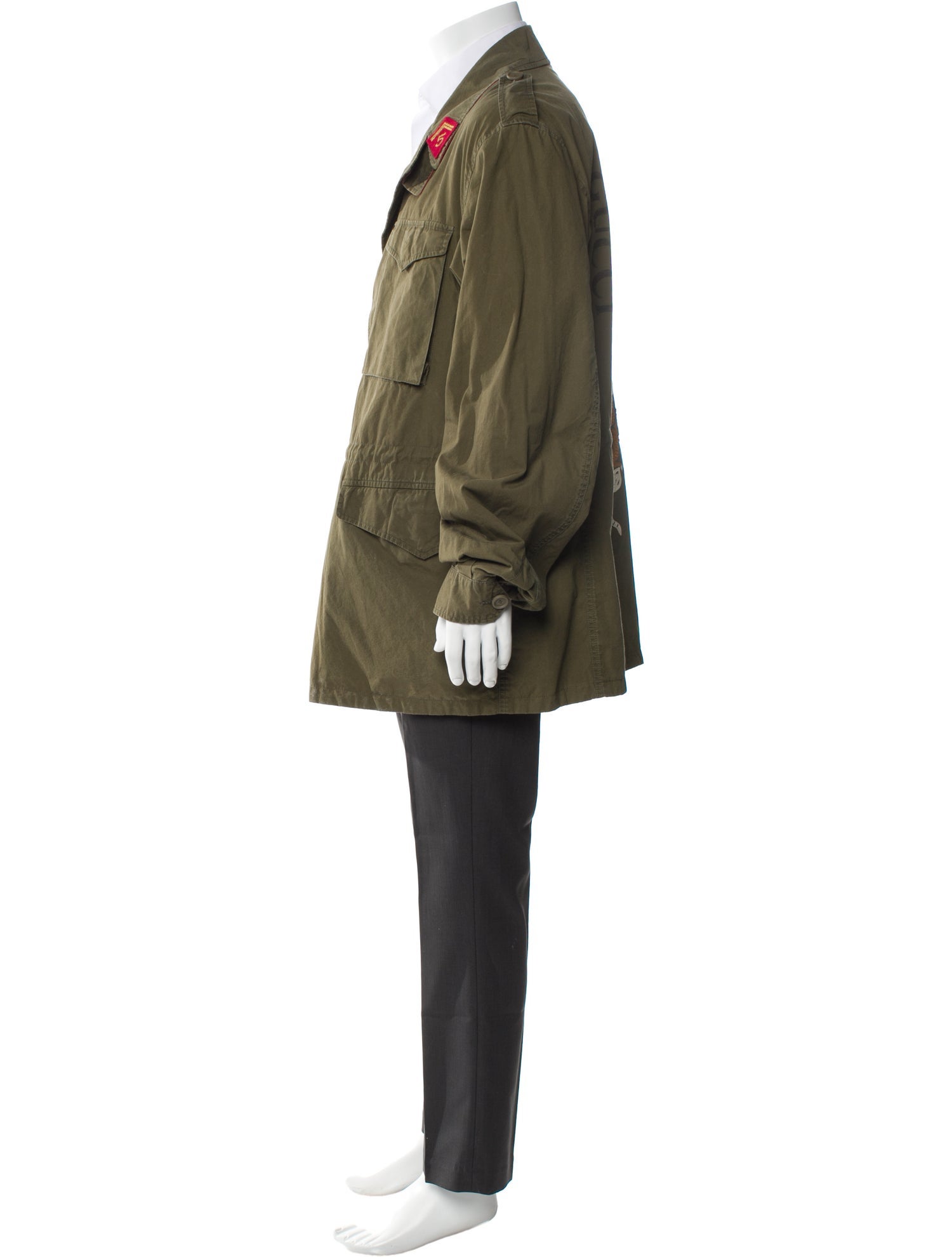 Gucci Web Accent Parka