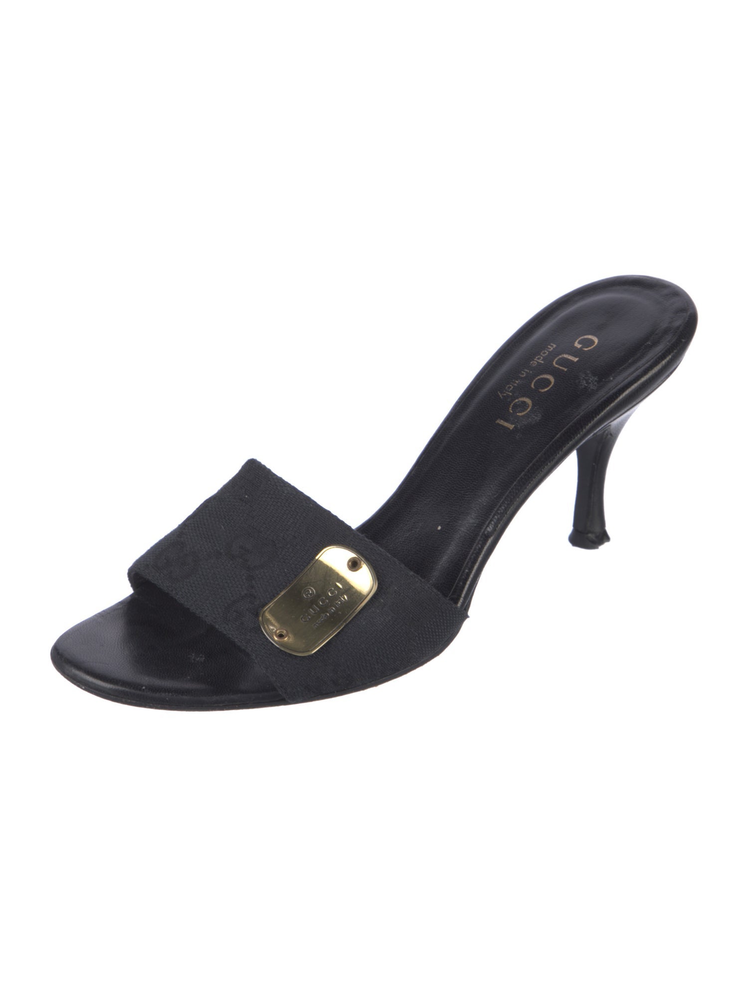 Gucci GG Canvas Canvas Slides