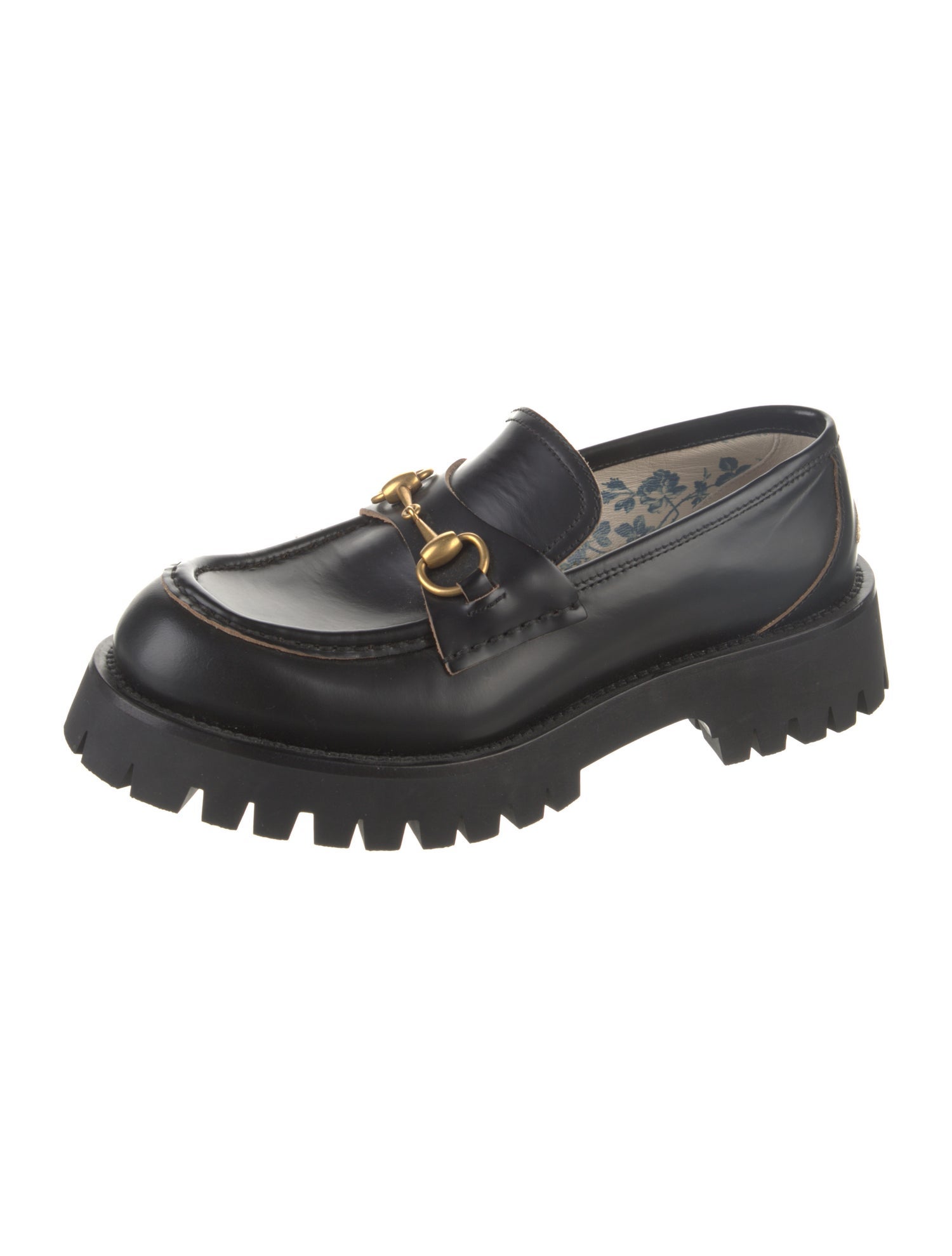 Gucci Horsebit Accent Leather Loafers
