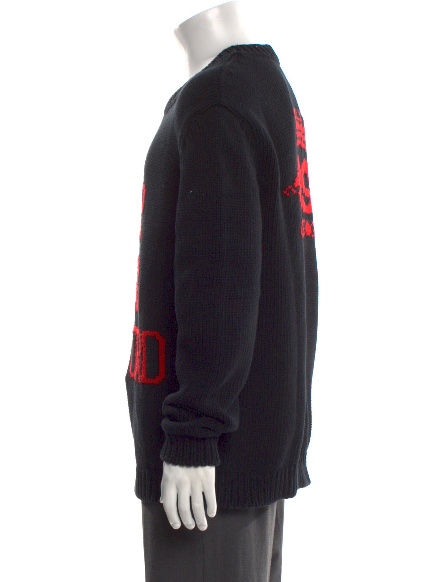 Gucci Graphic Print Crew Neck Pullover