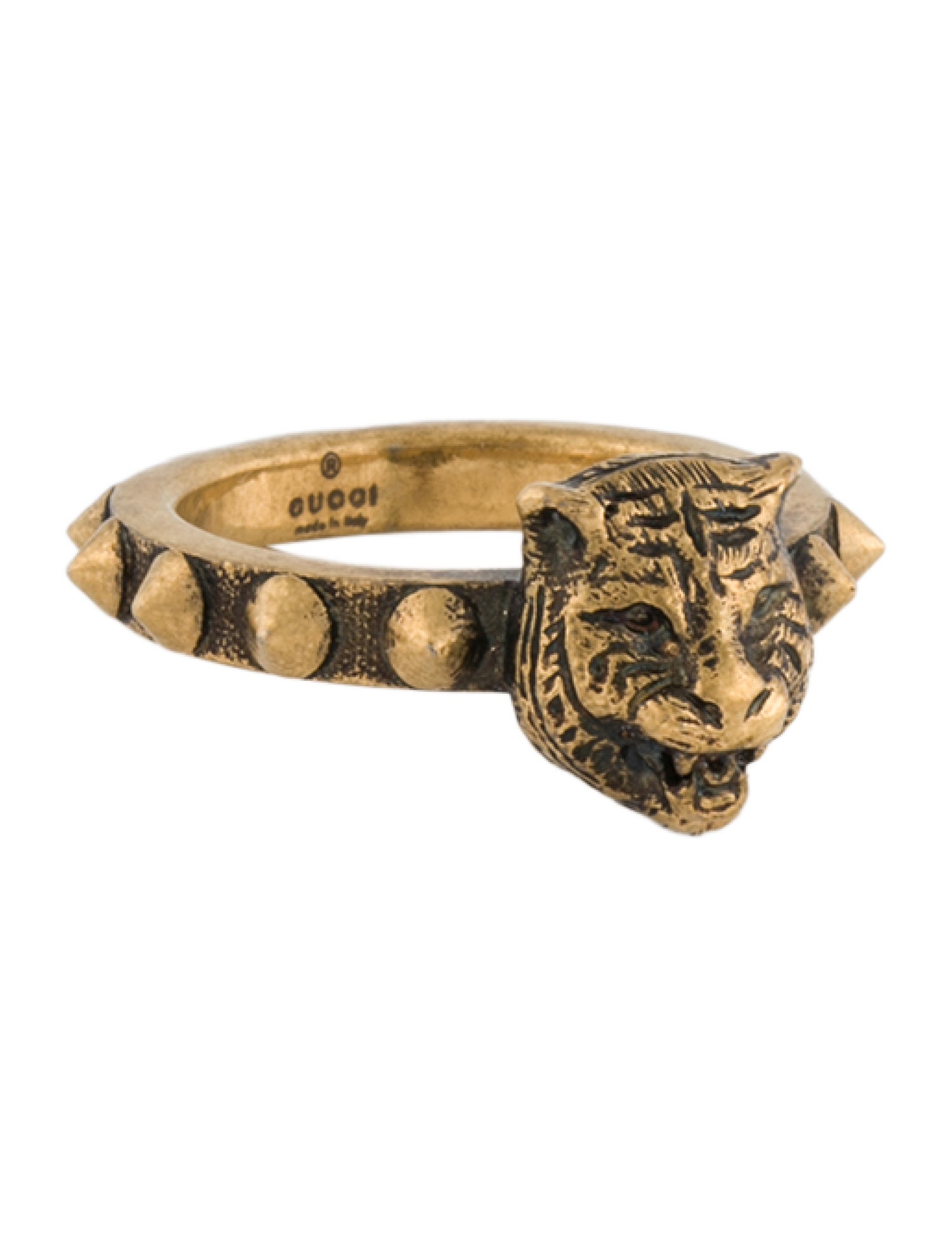 Gucci Tiger Head Cocktail Ring