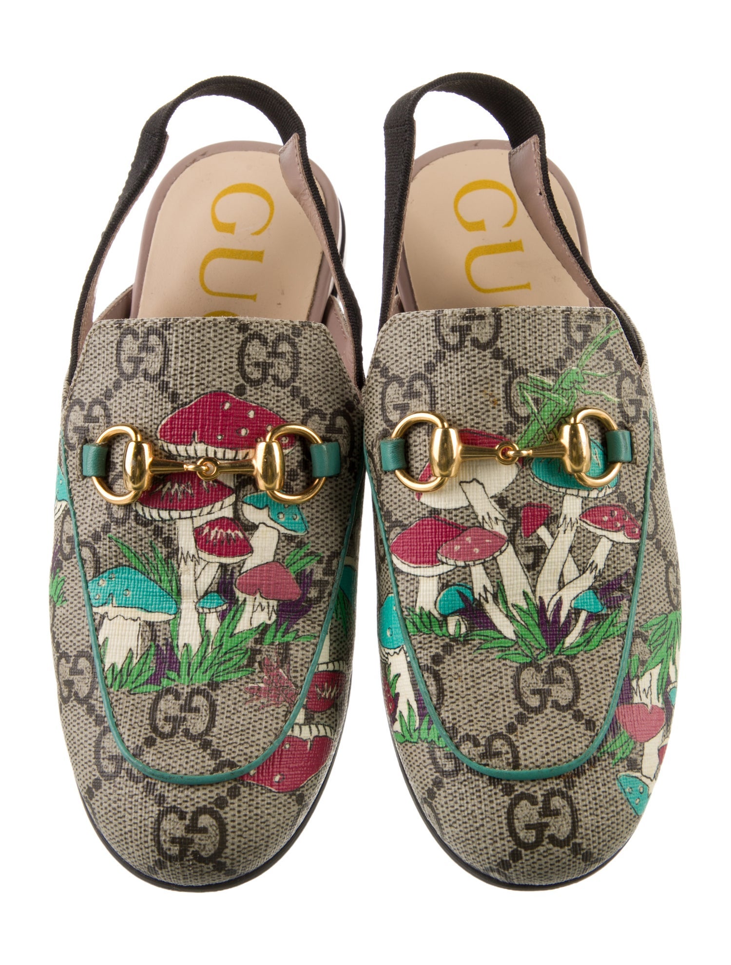 Gucci Girls' GG Supreme Princetown Sandals