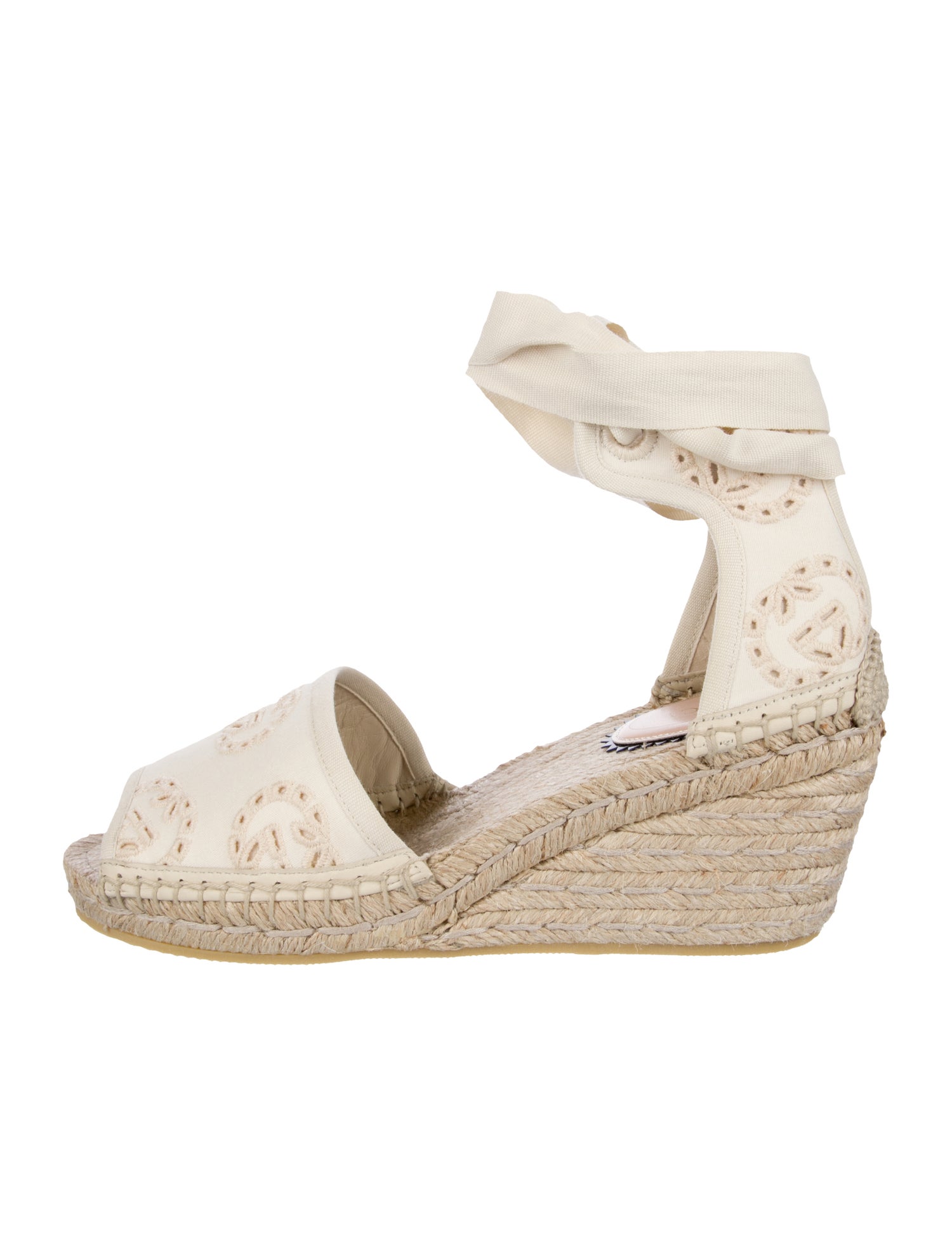 Gucci Interlocking G Logo Canvas Espadrilles