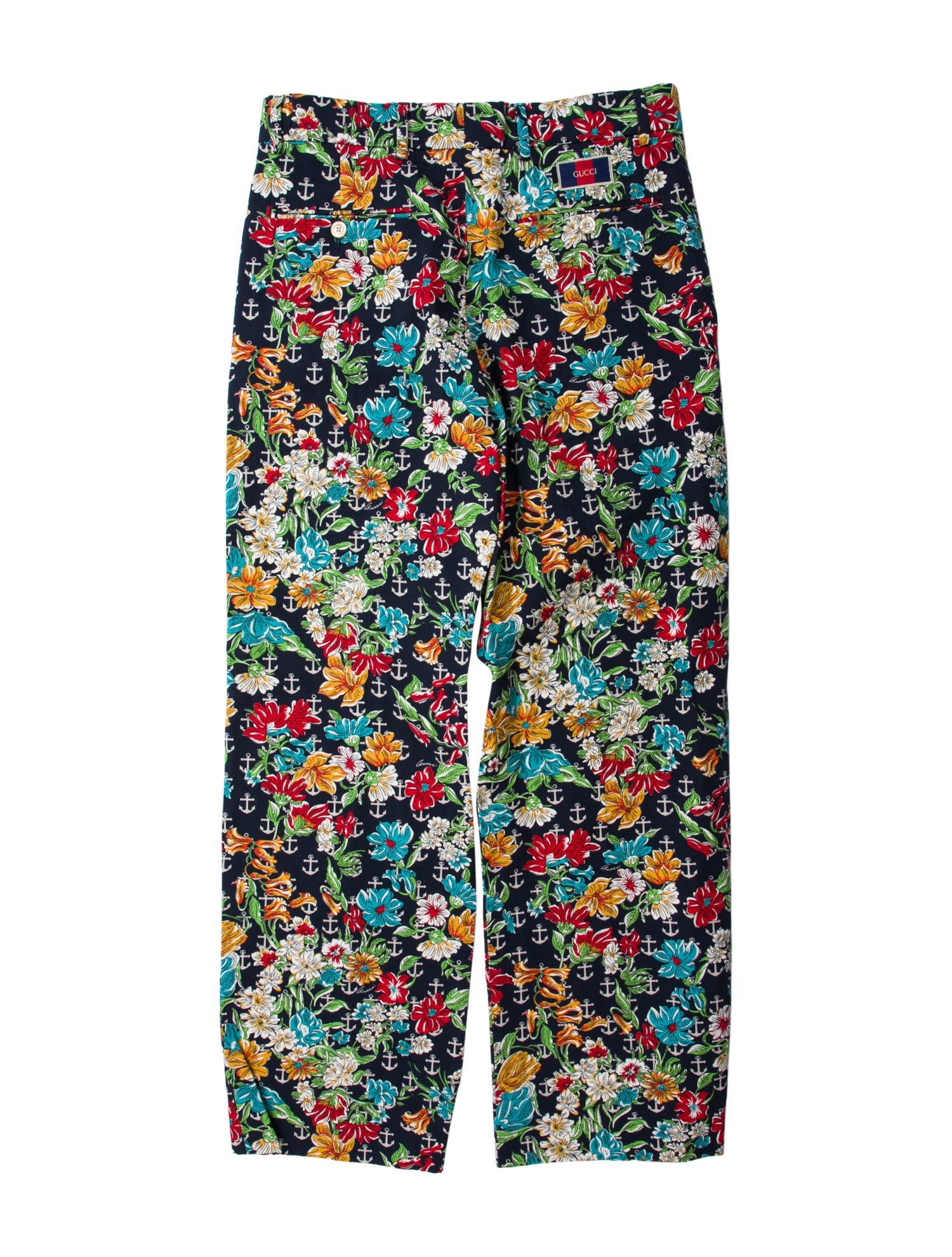 Gucci Floral Print Pants w/ Tags