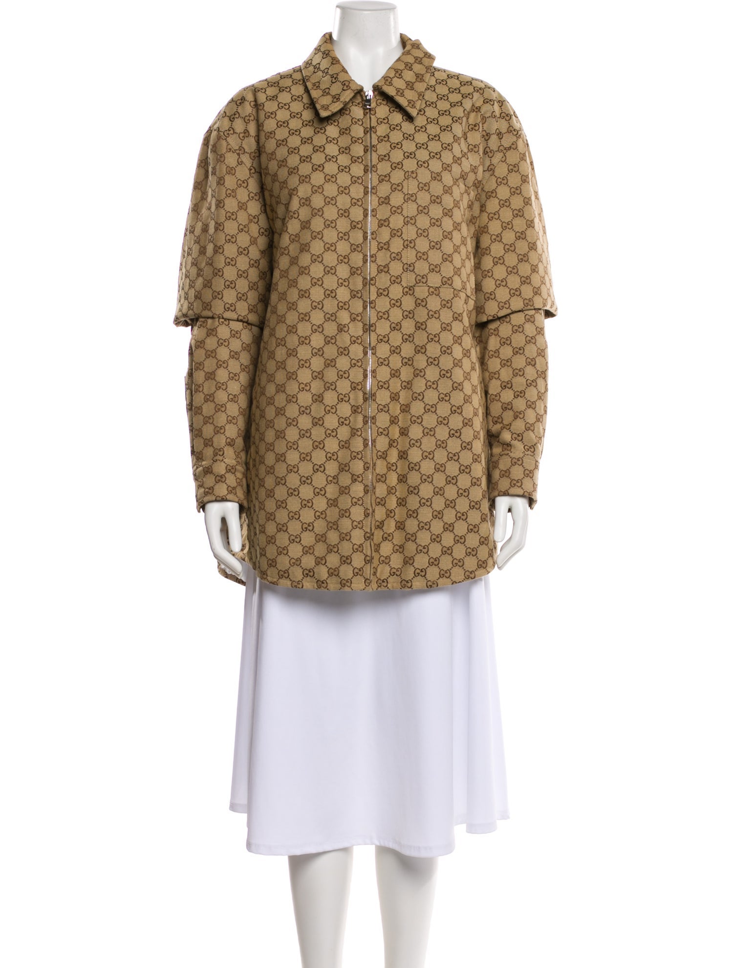 Gucci 2025 GG Canvas Trench Coat