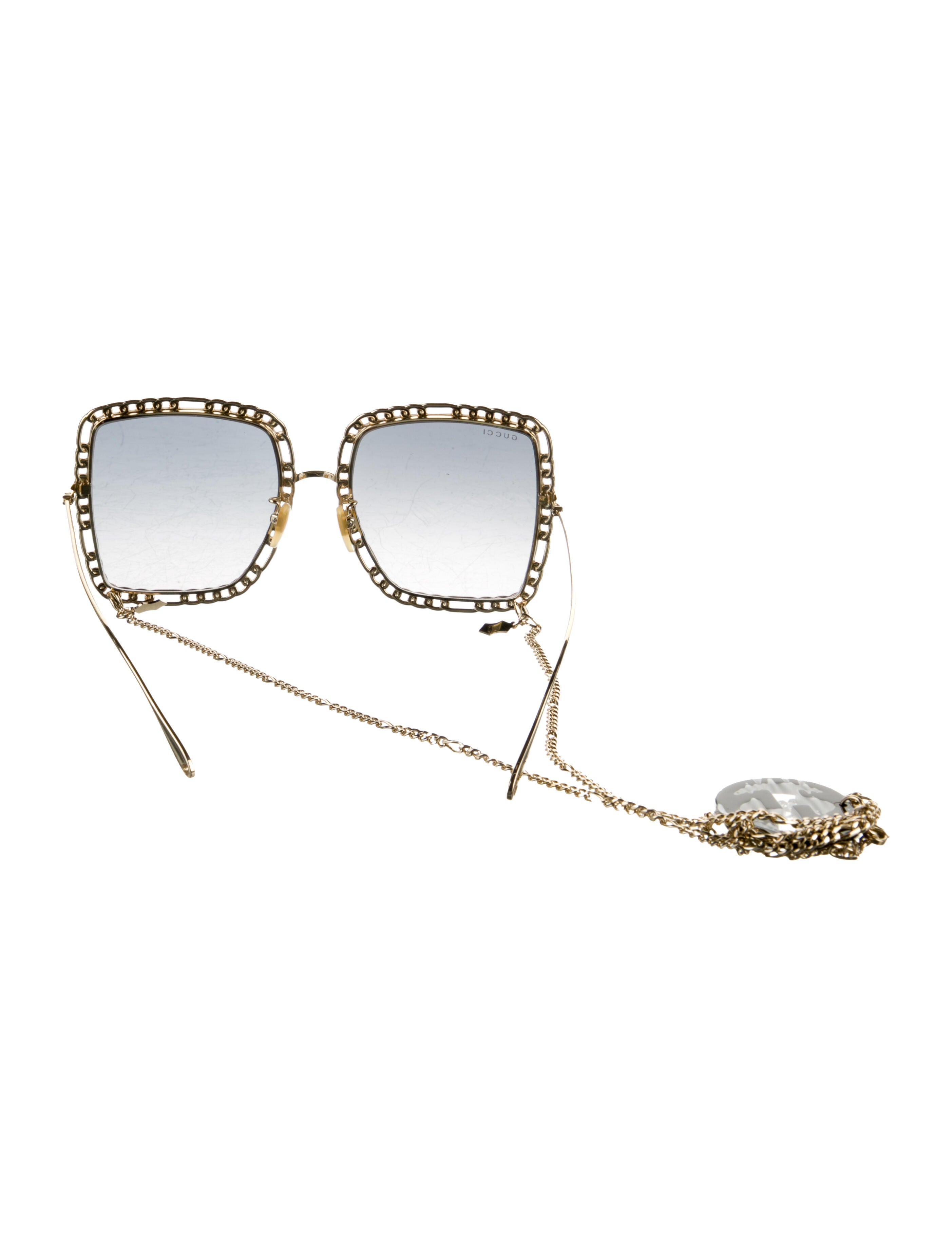 Gucci Interlocking G Logo Oversize Sunglasses