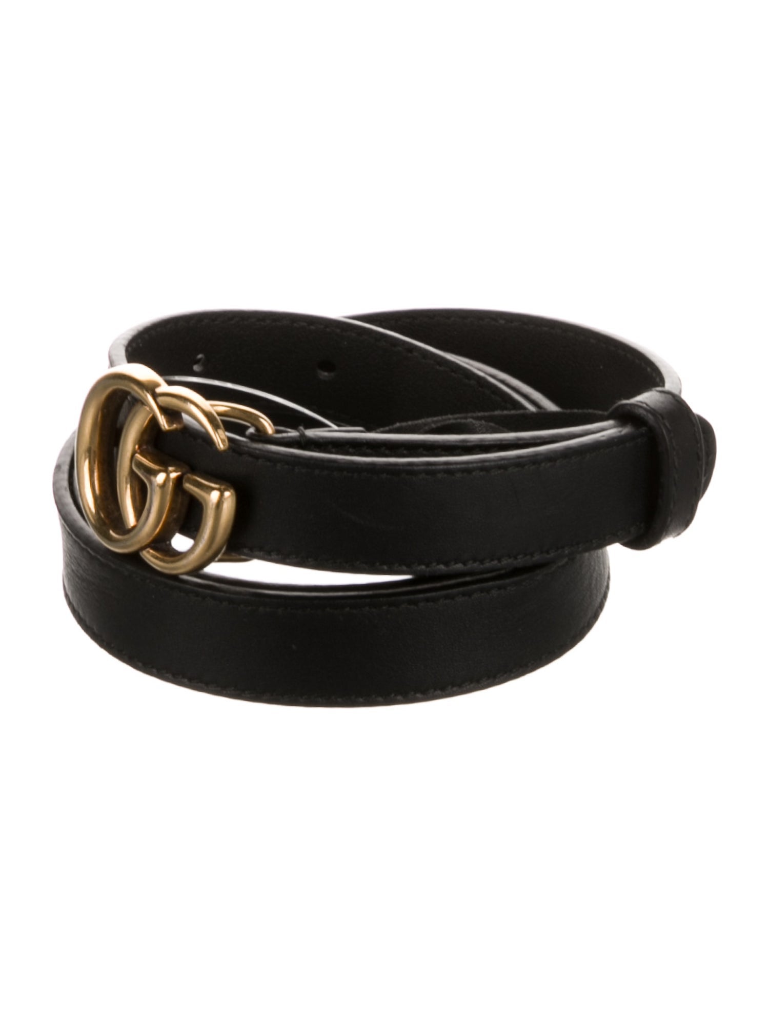 Gucci Skinny Leather Belt