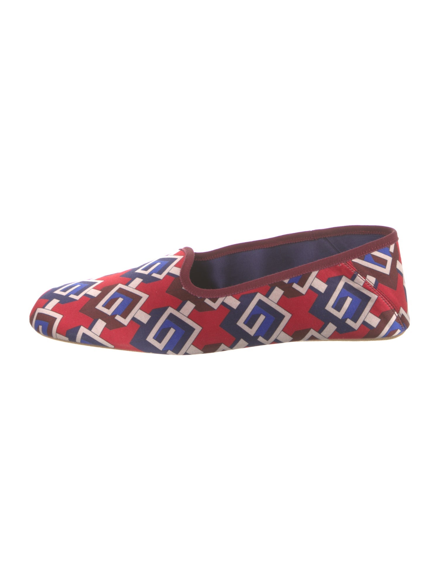 Gucci Satin Printed Slippers