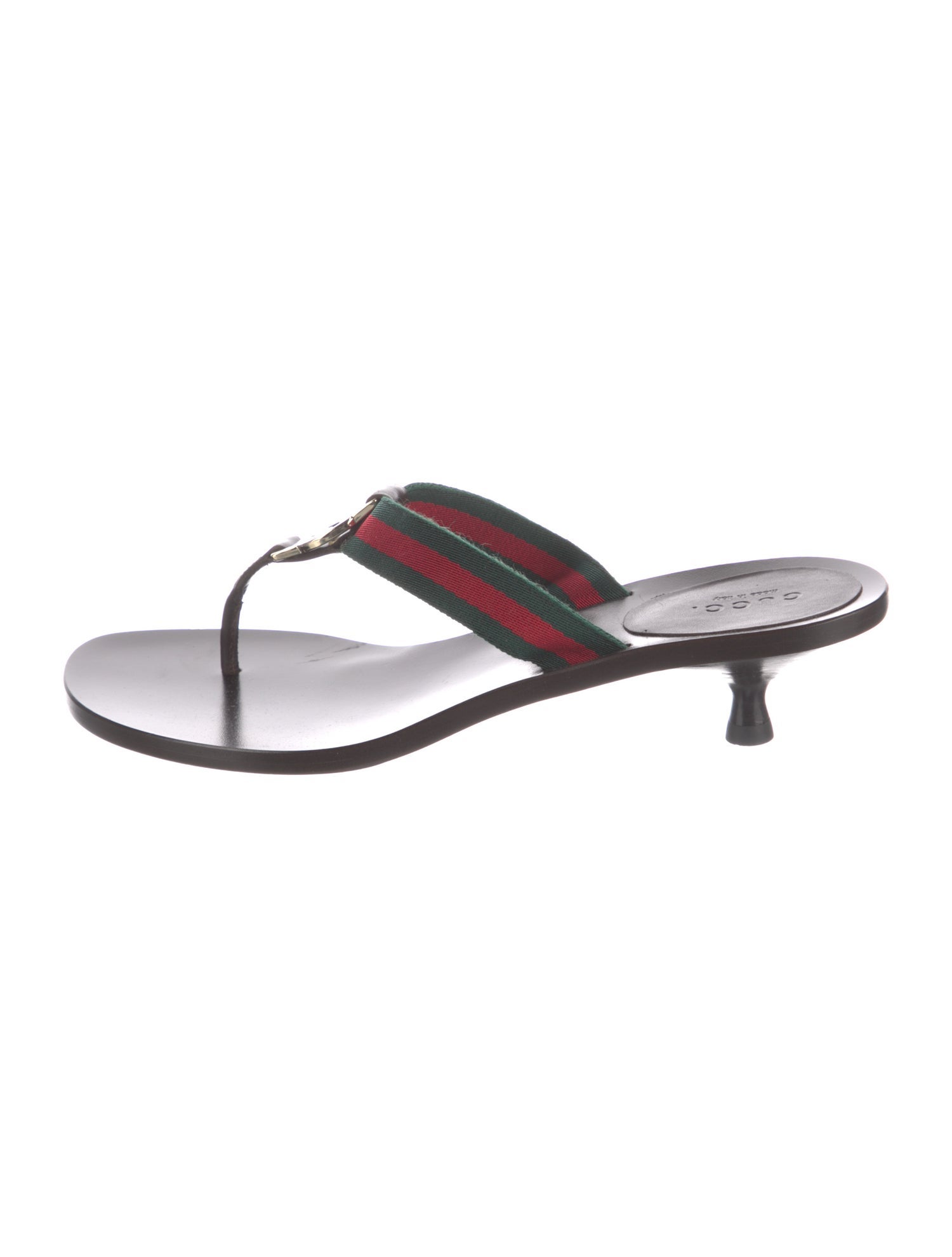 Gucci Web Accent Slides w/ Tags