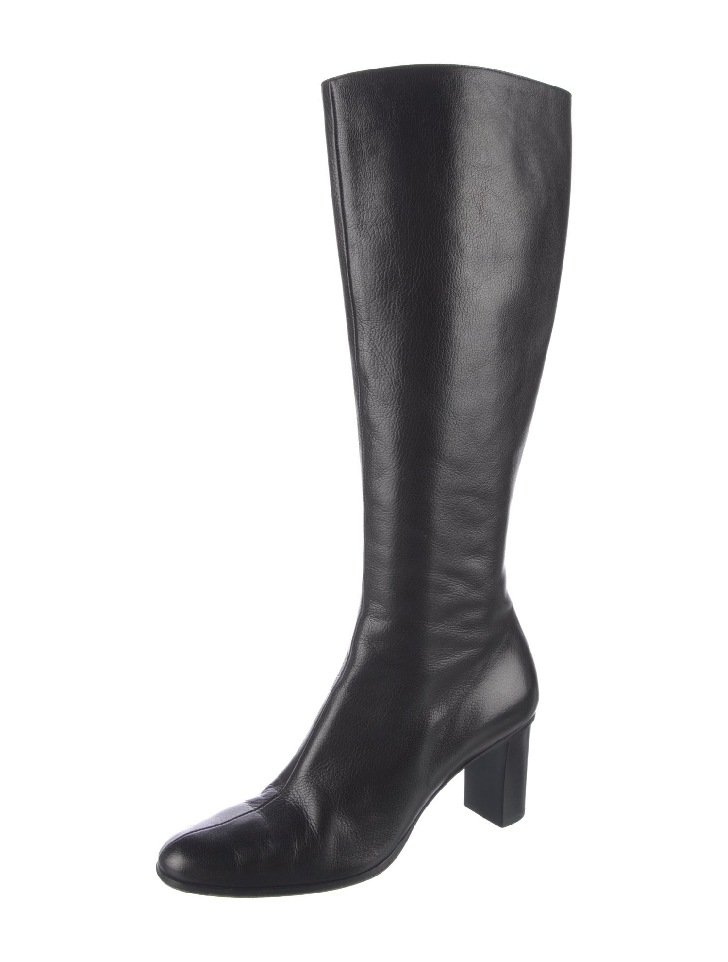 Gucci Interlocking G Logo Leather Boots