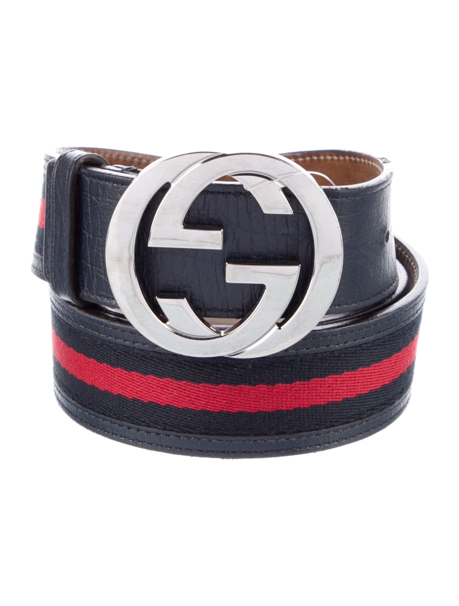 Gucci Interlocking G Logo Leather Belt Kit