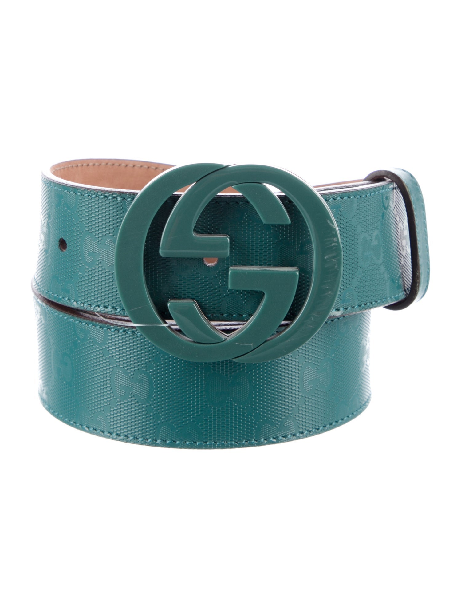 Gucci Interlocking G Logo Leather Belt Kit