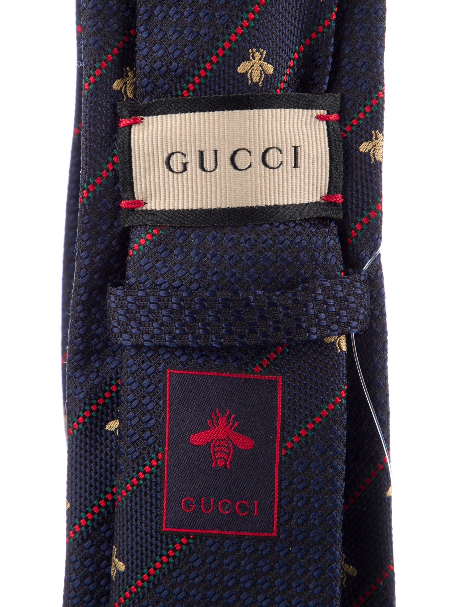 Gucci blue patterned tie