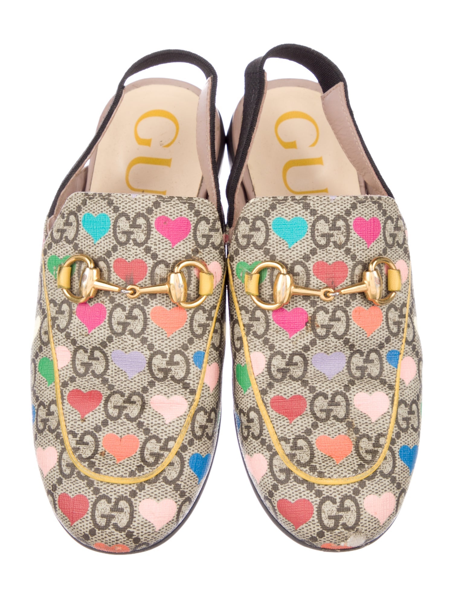 Gucci Girls' GG Supreme Princetown Sandals