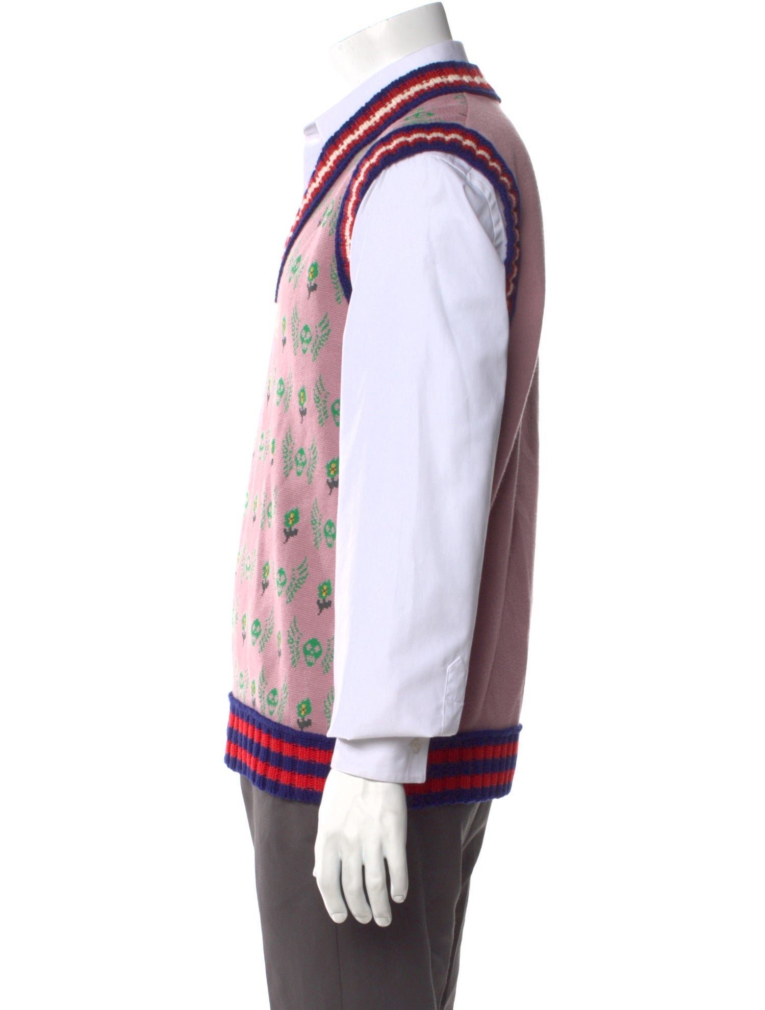 Gucci Wool Striped Sweater Vest