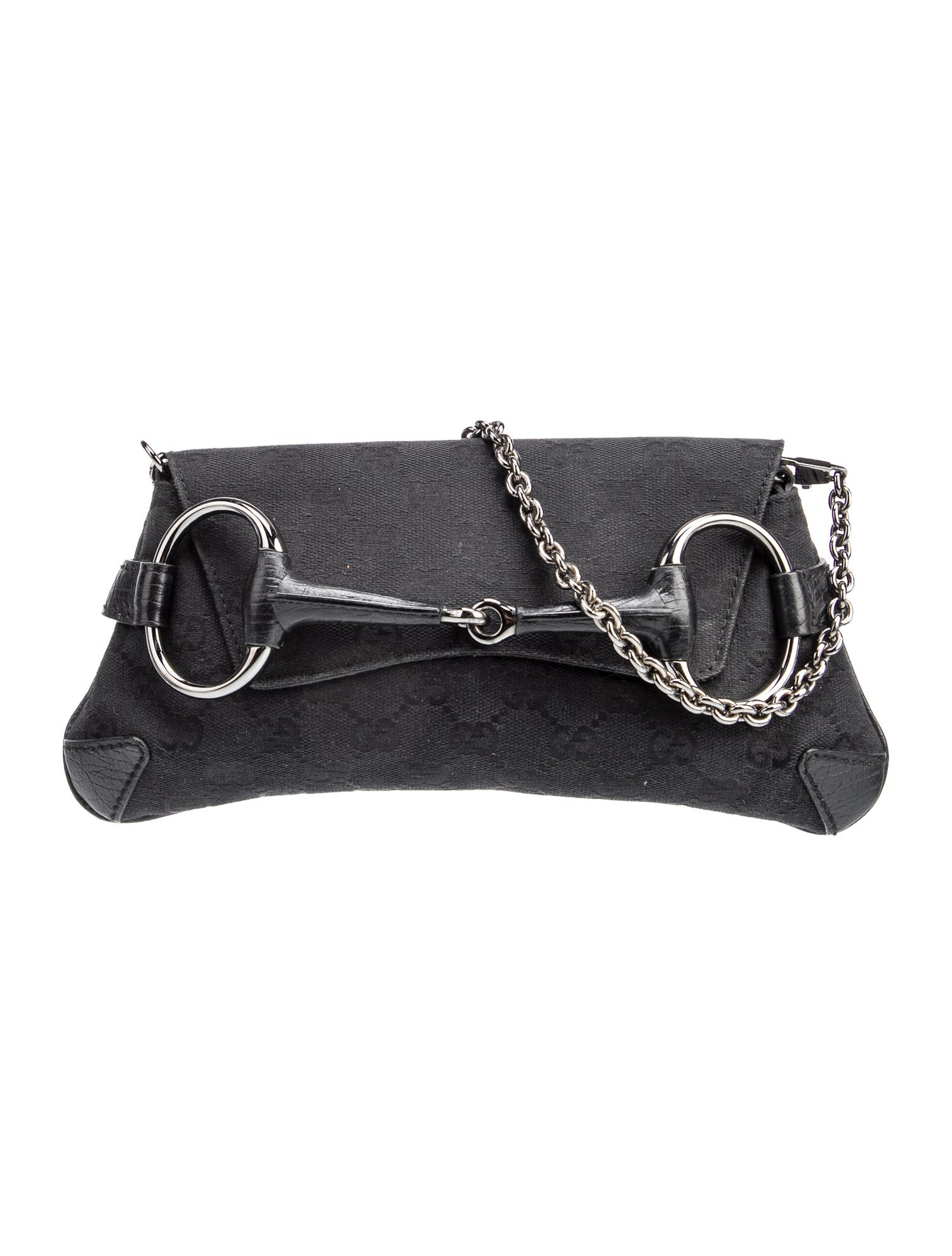 Gucci GG Canvas Horsebit Chain