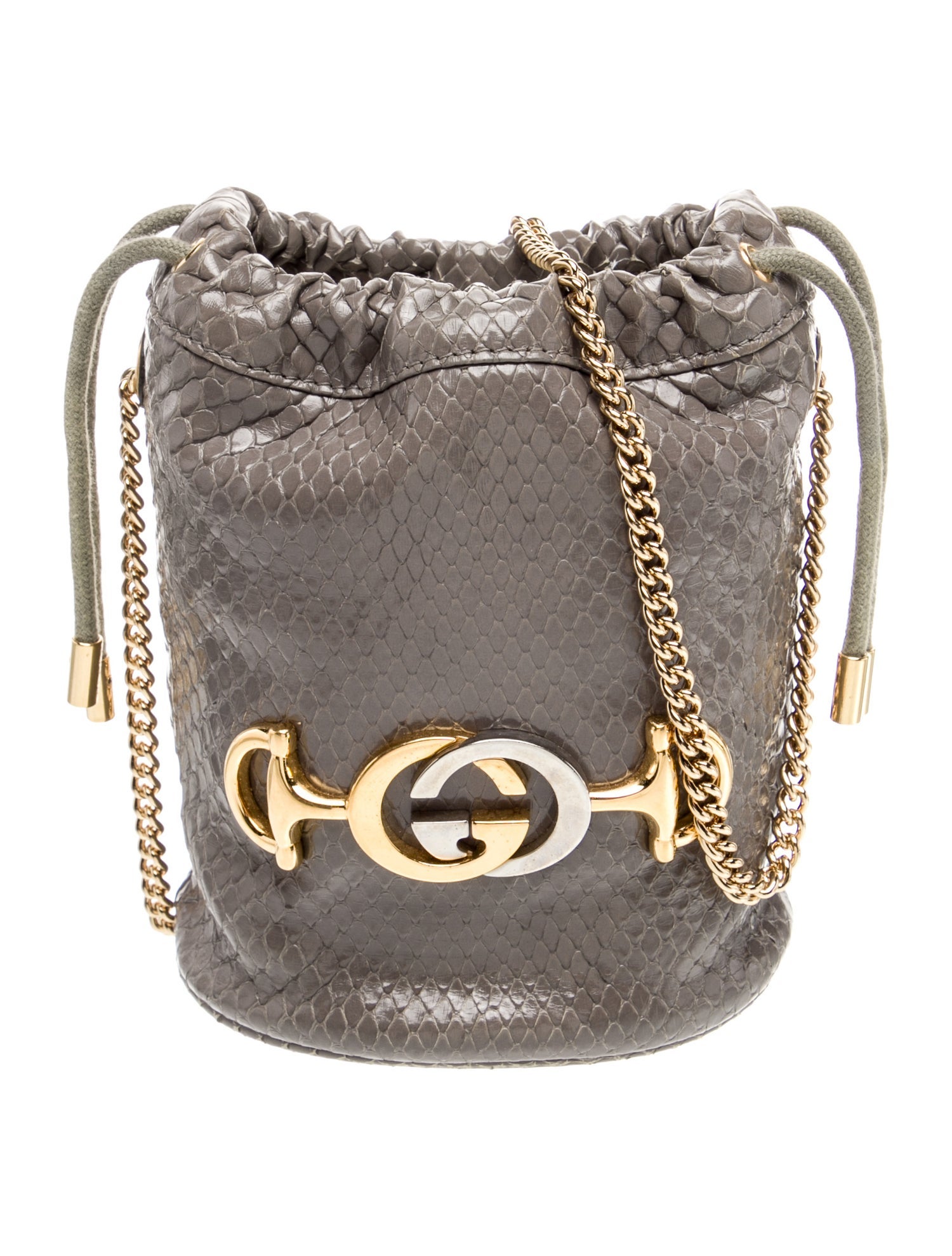 Gucci Interlocking G Horsebit Bucket Bag Mini