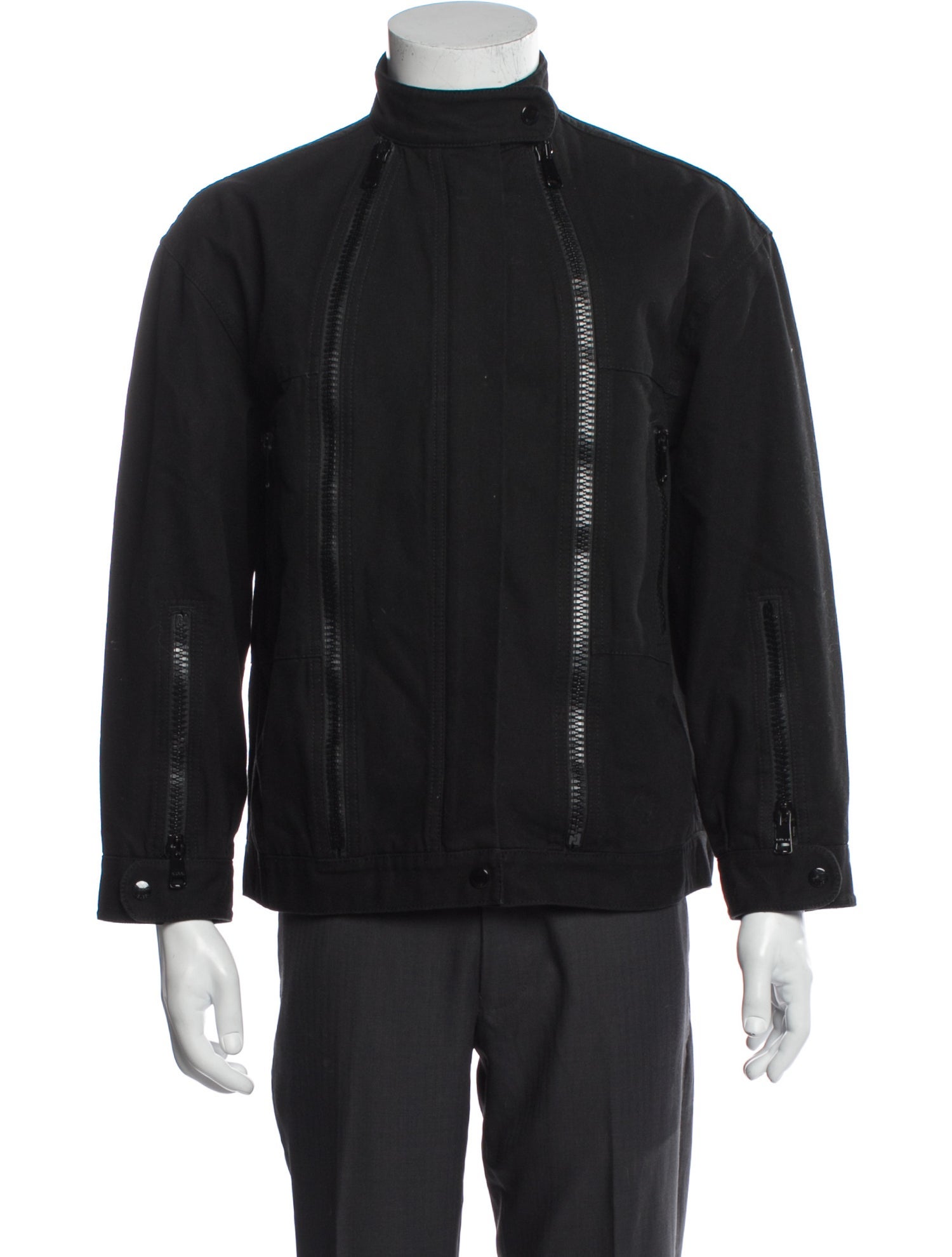 Gucci 2022 Interlocking G Logo Moto Jacket